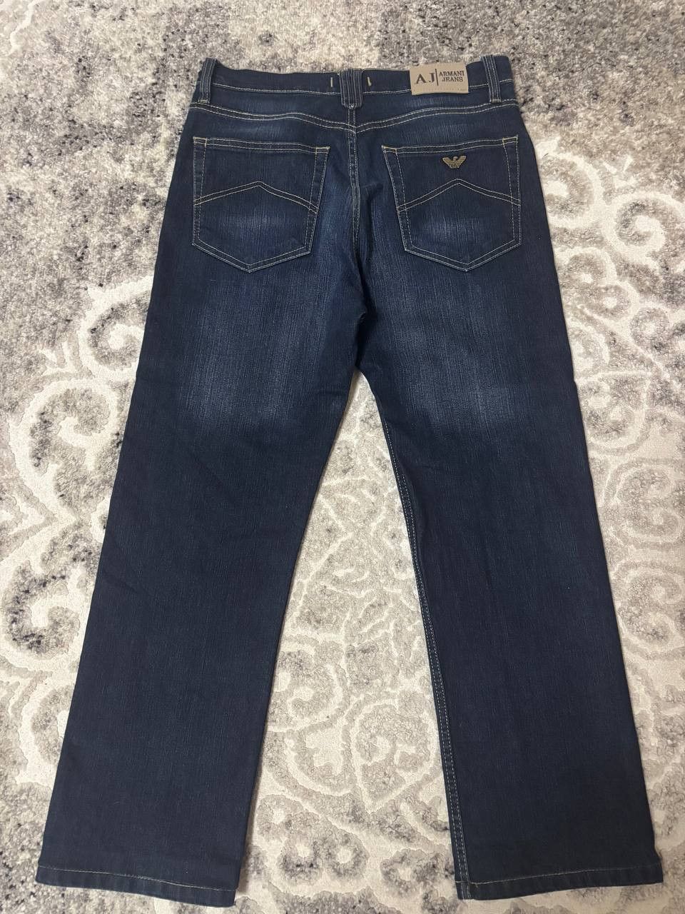 Armani Armani Jeans – Dark Wash Straight Fit Denim Size US 33 - 3 Thumbnail