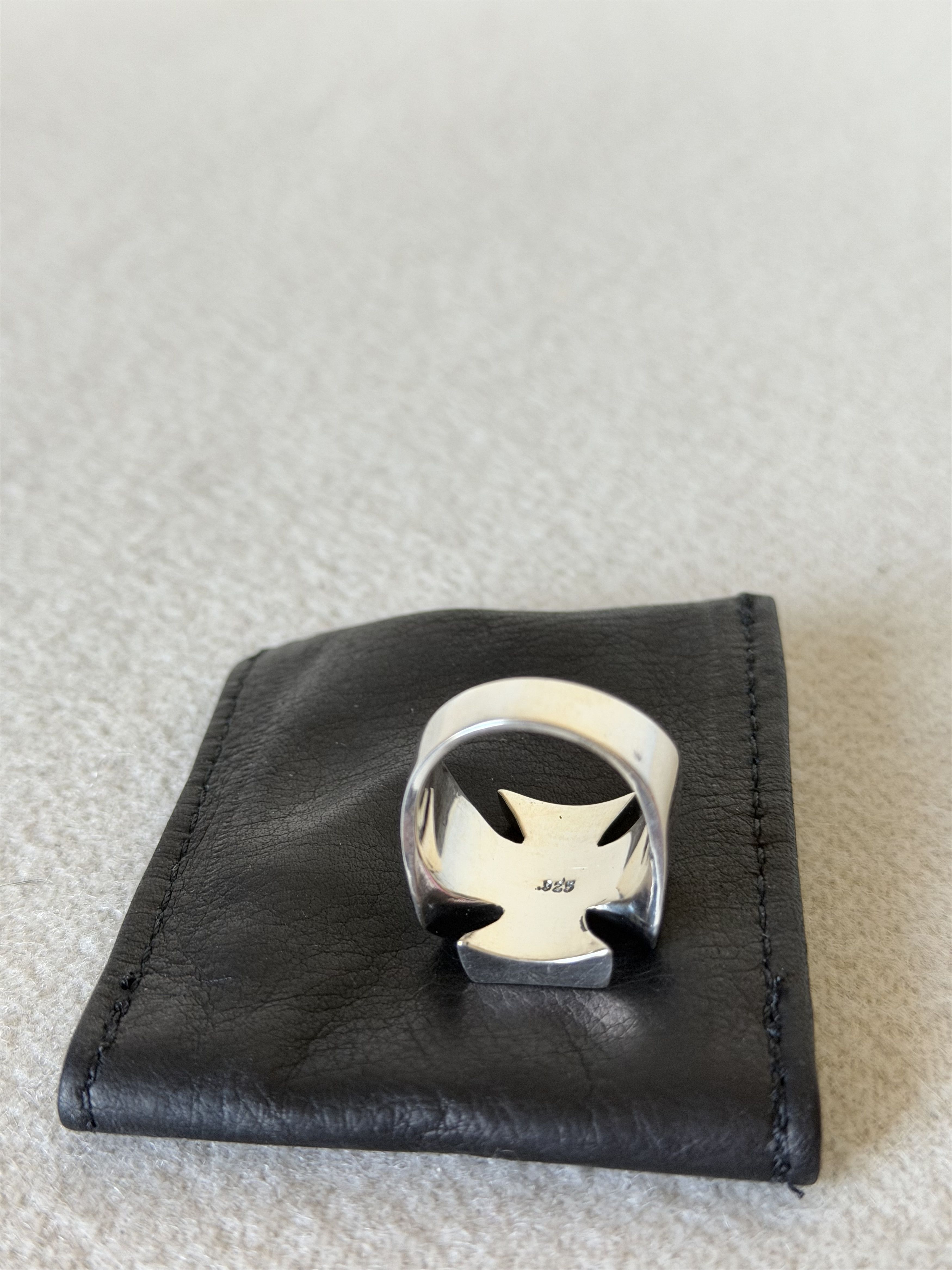 Enfants Riches Deprimes Enfants Riches Deprimes Cross Ring in Silver Size ONE SIZE - 6 Thumbnail