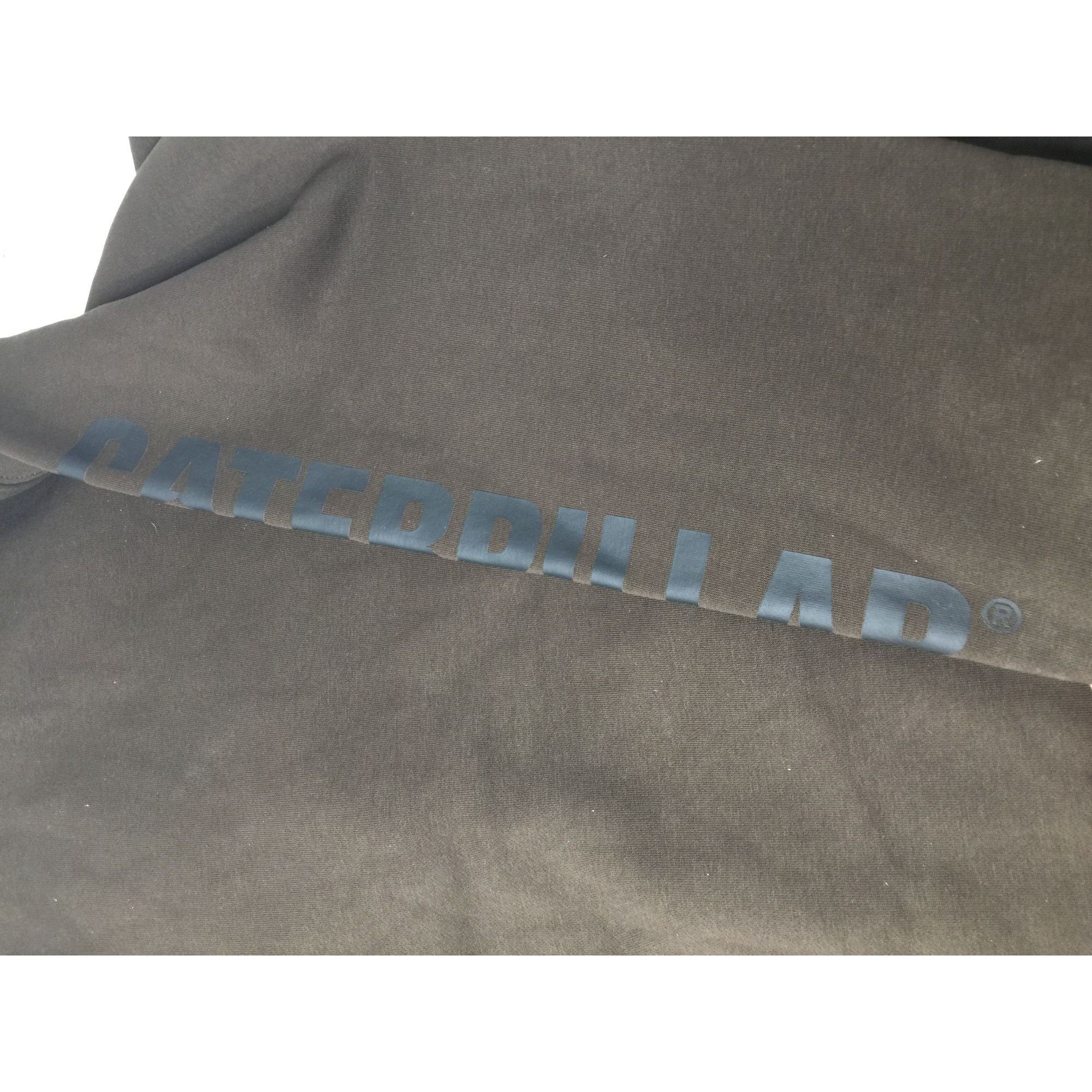 Caterpillar Men's CAT Trademark Banner Hooded Sweatshirt - Coffee Bean - Size US XXL / EU 58 / 5 - 6 Thumbnail