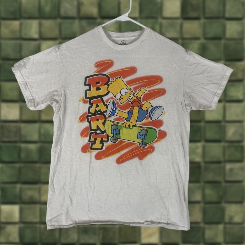 Vintage VINTAGE The Simpsons 20th Television T-shirt Mens M White Tee Top Bart Skateboard 90s Cartoon Retro Graphic Tee Size US M / EU 48-50 / 2 - 1 Thumbnail