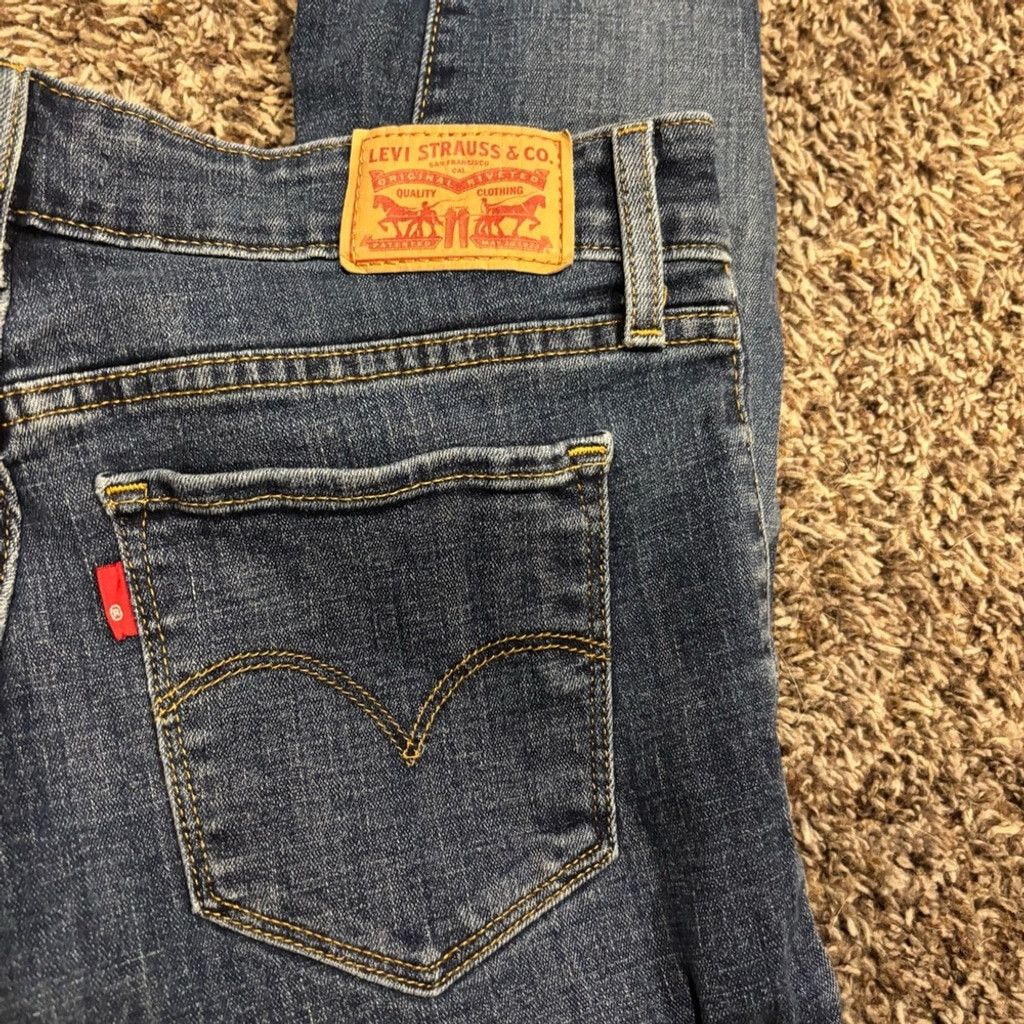 Levi's Levi's Women's 711 Blue Jeans Size 27" / US 4 / IT 40 - 2 Thumbnail