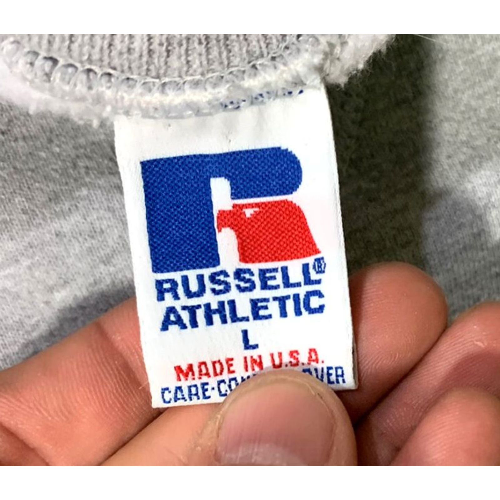 Russell Athletic VINTAGE 1998 Russell Athletic Mario The Super Show Pullover Sweatshirt Gray Adult Large Mens Size US L / EU 52-54 / 3 - 2 Thumbnail