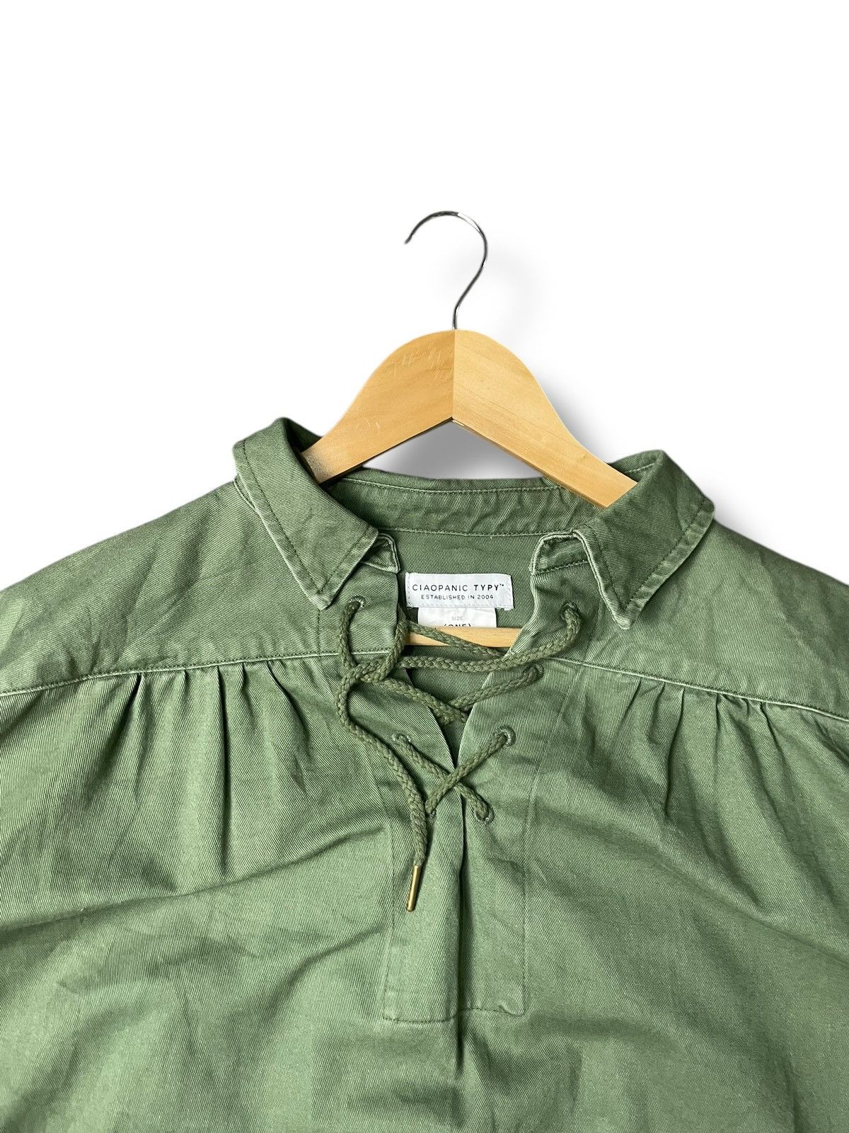 Ciaopanic × Japanese Brand Ciaopanic Typy Brand Lace Up Blouse (66) Size ONE SIZE - 3 Thumbnail