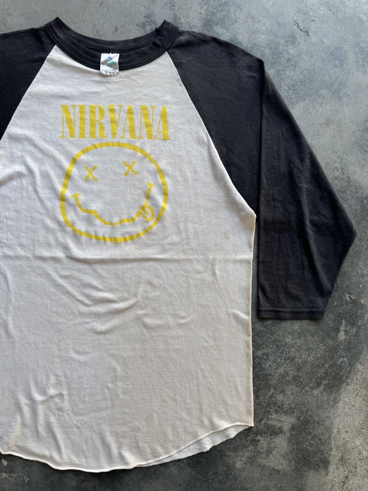 Band Tees × Nirvana × Vintage Vintage raglan nirvana band Size US M / EU 48-50 / 2 - 2 Thumbnail