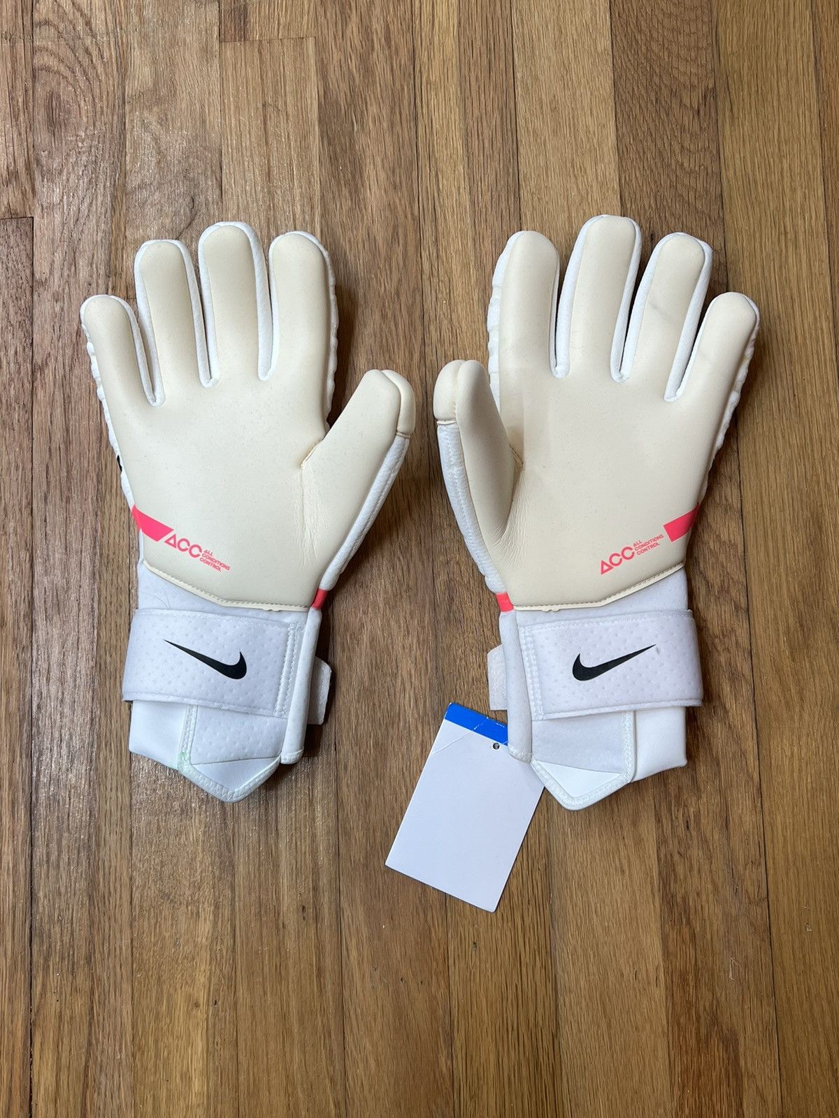 Nike Nike Phantom Elite Glove White Pink Blast Size 10 CN6724 101 Size ONE SIZE - 2 Thumbnail