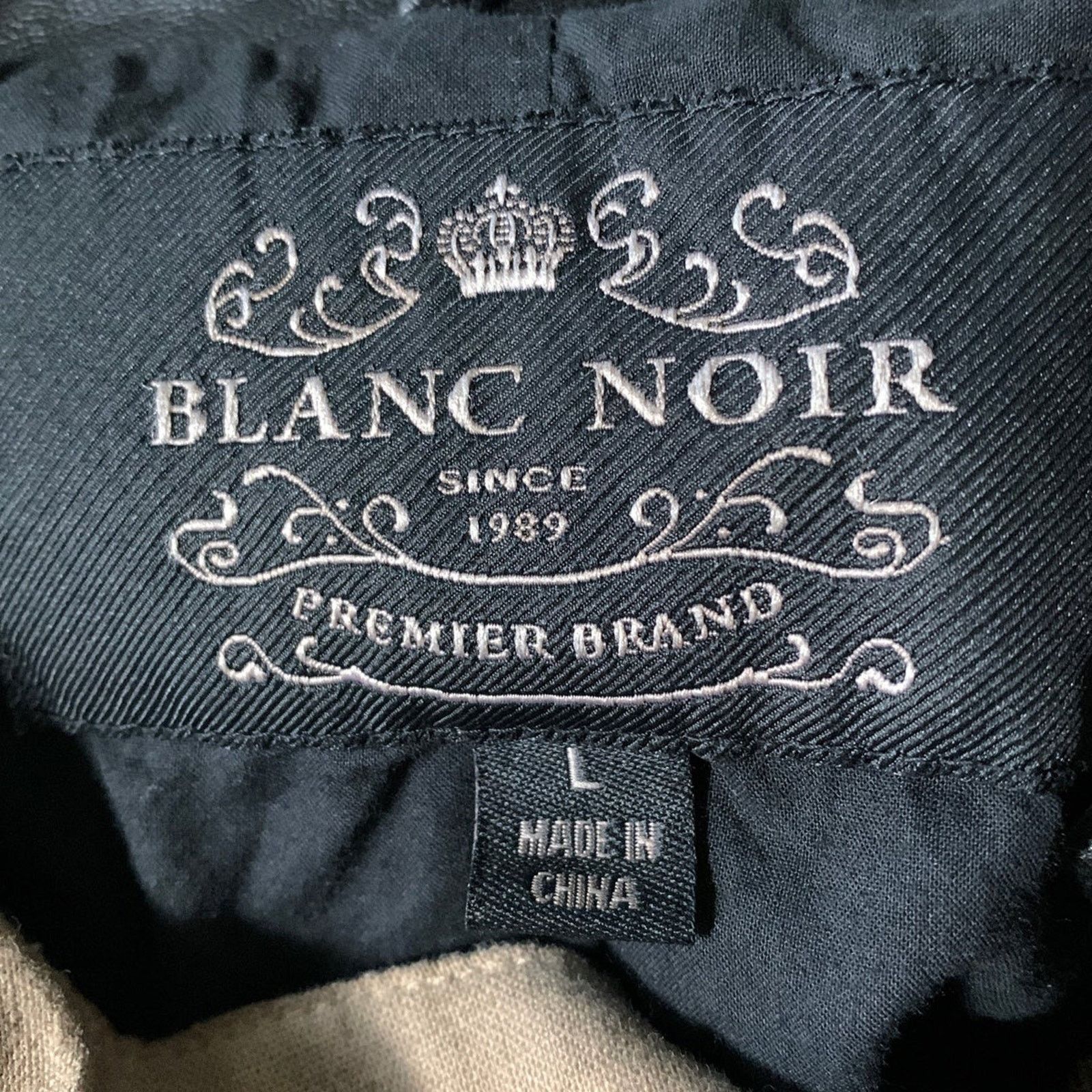 Blanc Noir BLANC NOIR Women's Large Moto Jacket Faux Leather Y2K FLAWS Size L / US 10 / IT 46 - 11 Thumbnail