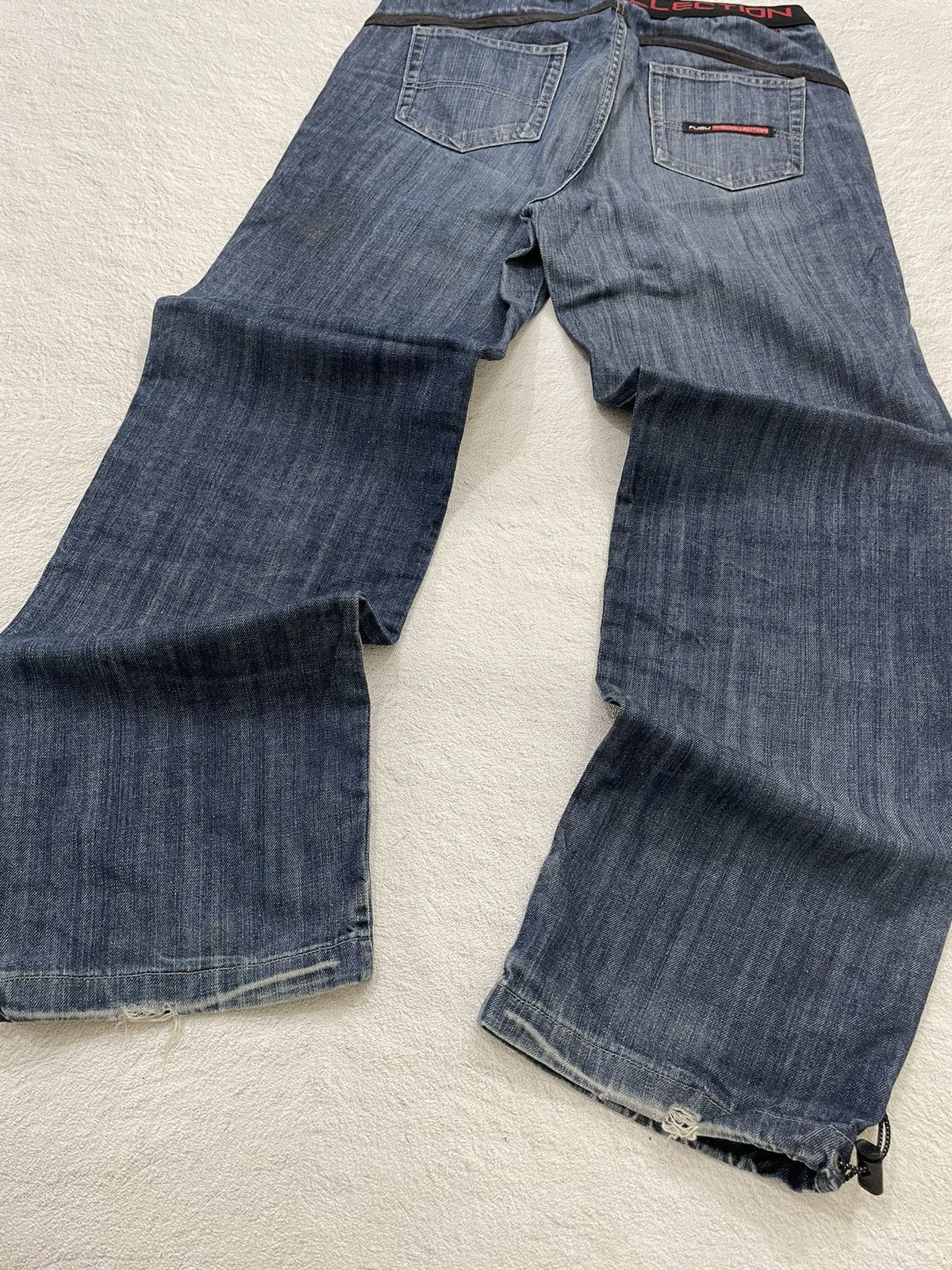 Fubu 2000s Fubu Poem Baggy denim y2k style Size US 30 / EU 46 - 7 Thumbnail