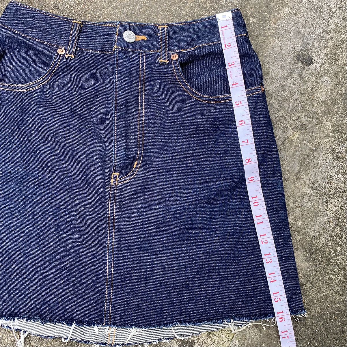 Japanese Brand × Seditionaries × Vintage Super Lovers Rock’n Roll New Wave Denim Skirt Super Lovers Size 25" / US 0 / IT 36 - 10 Thumbnail