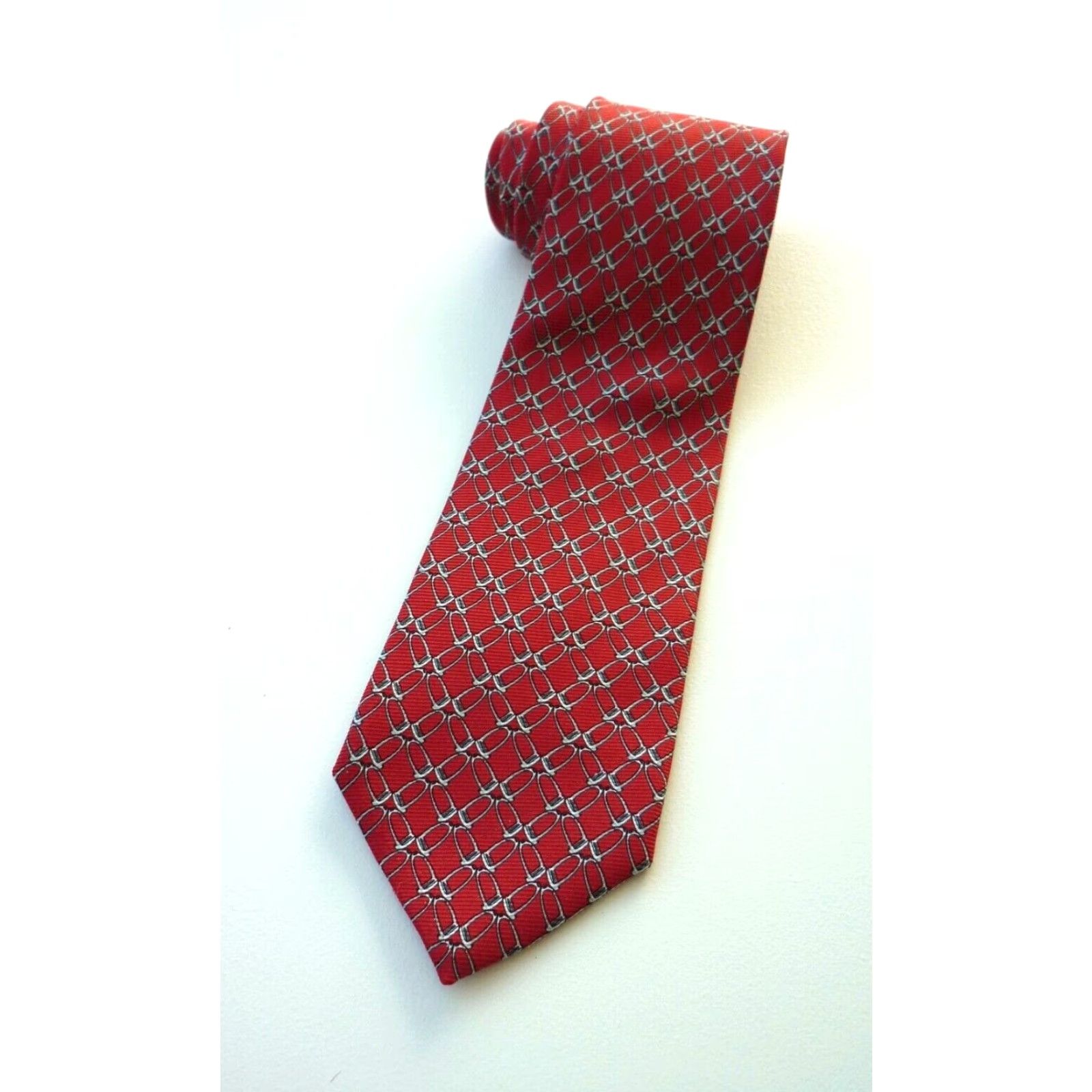 Brooks Brothers VINTAGE Brooks Brothers Makers Silk Tie Novelty Print Men’s Silk Tie Red 57"-60" 3.75" Wide USA Men’s Silk Tie Size ONE SIZE - 2 Thumbnail