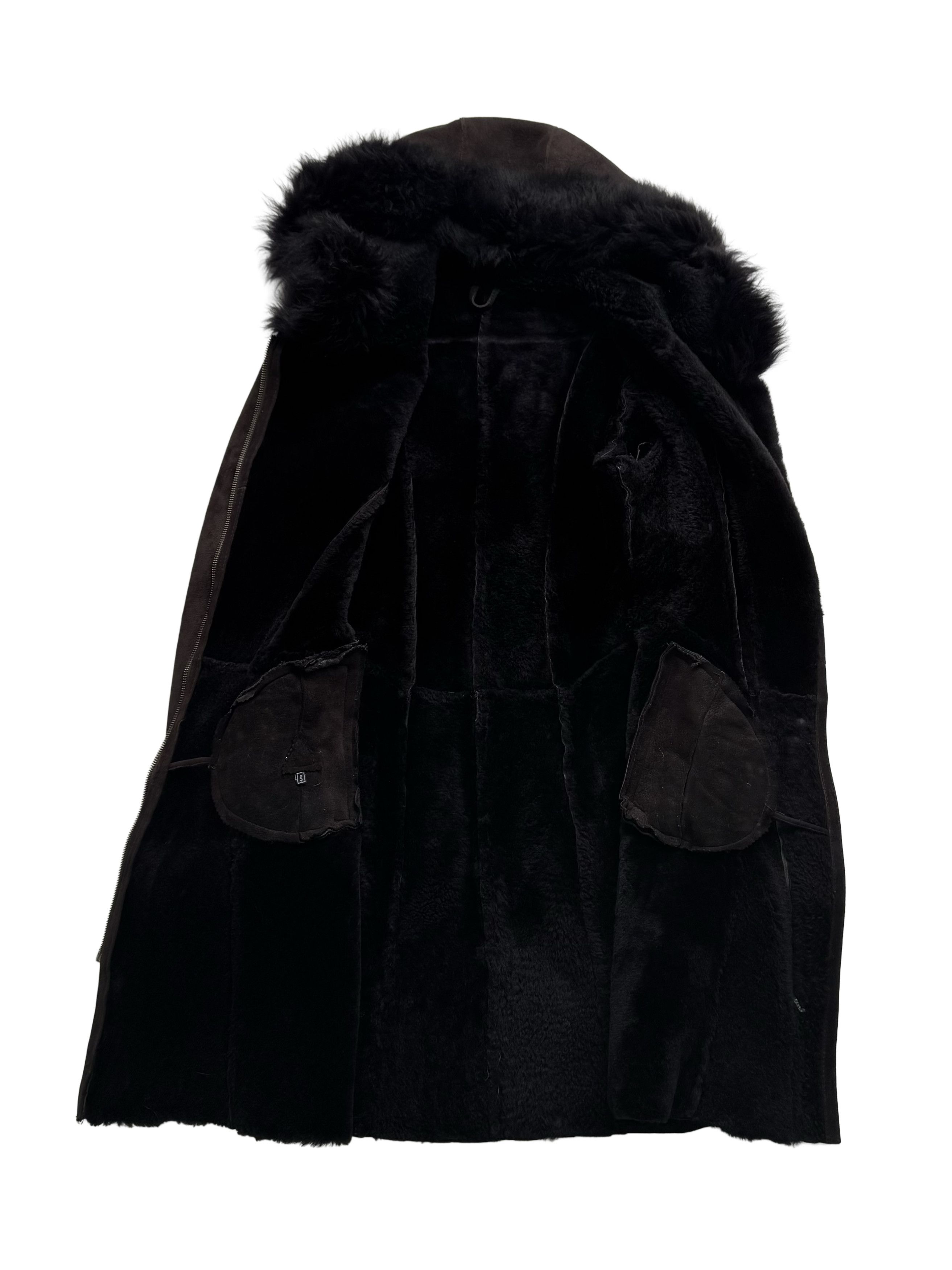Vintage Vintage Real Sheepskin Hooded Coat Size S / US 4 / IT 40 - 13 Thumbnail
