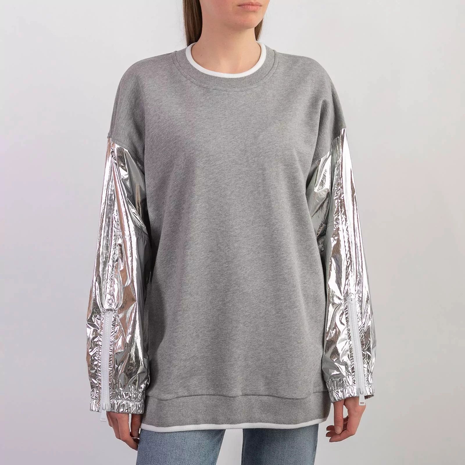 Maison Margiela MAISON MARGIELA 1 METALLIC SLEEVE SWEATSHIRT Size US L / EU 52-54 / 3 - 9 Thumbnail