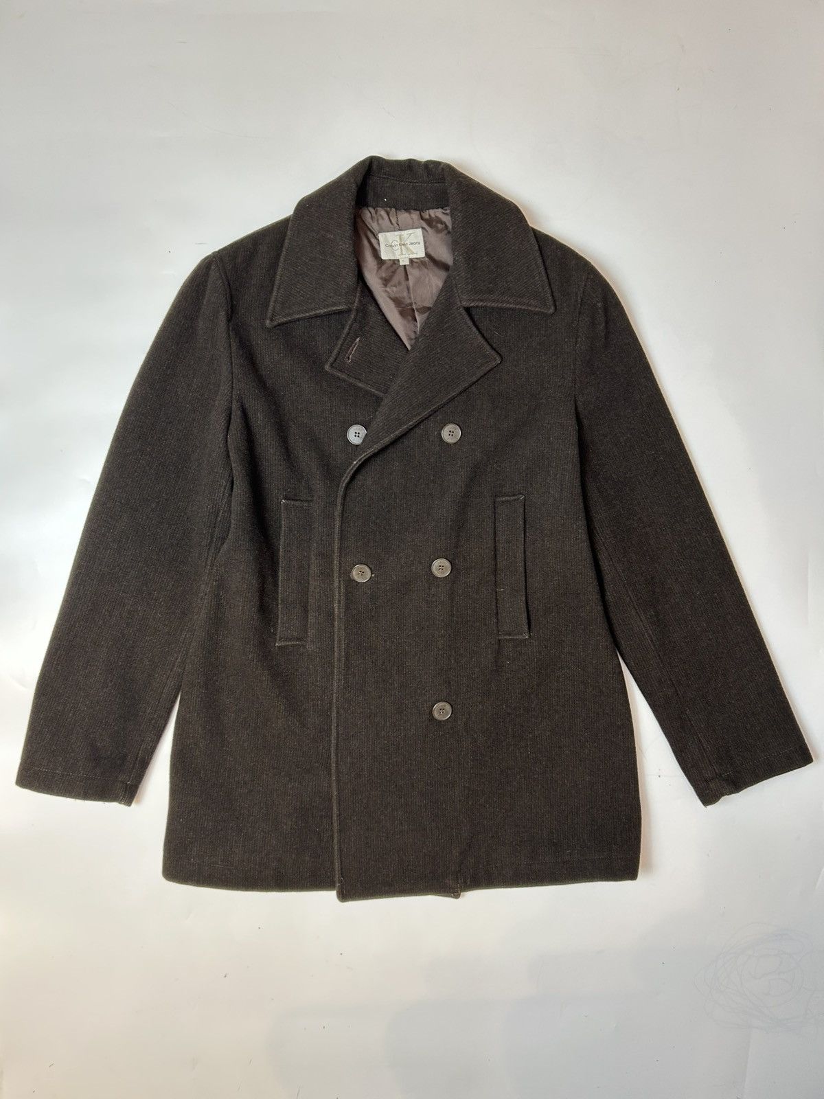 Calvin Klein × Calvin Klein 205W39NYC × Designer CALVIN KLEIN JEANS DOUBLE BREAST BLAZER Size 38L - 1 Thumbnail