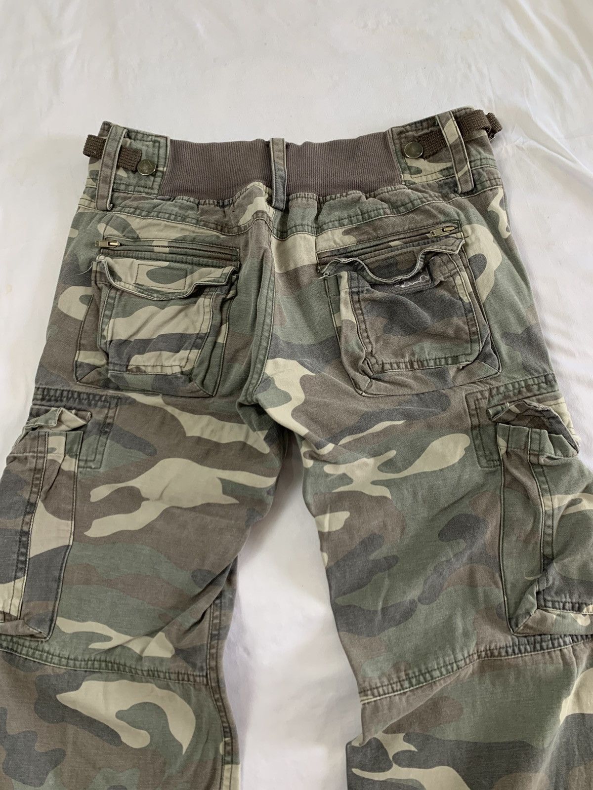 Le Grande Bleu (L.G.B.) Flare bell bottom goa style camo japanese brand Size US 28 / EU 44 - 9 Thumbnail