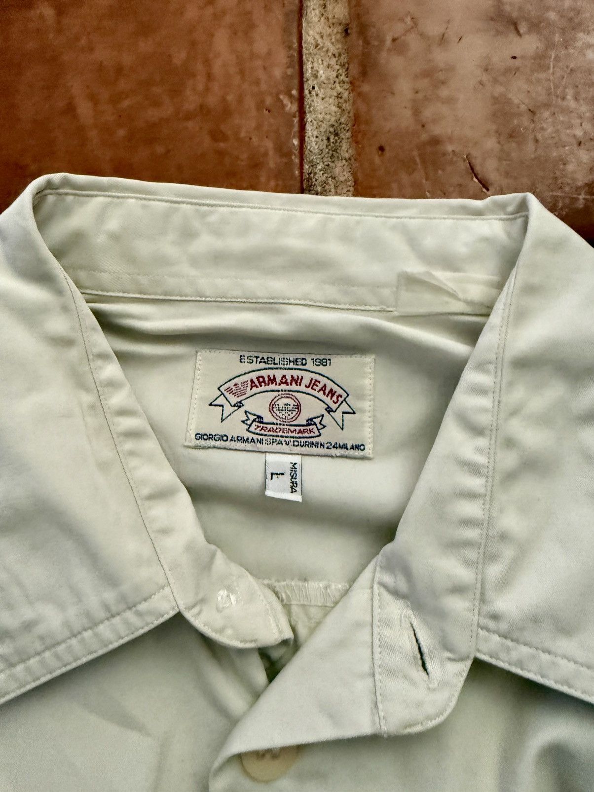 Vintage Giorgio Armani Shirt | Grailed