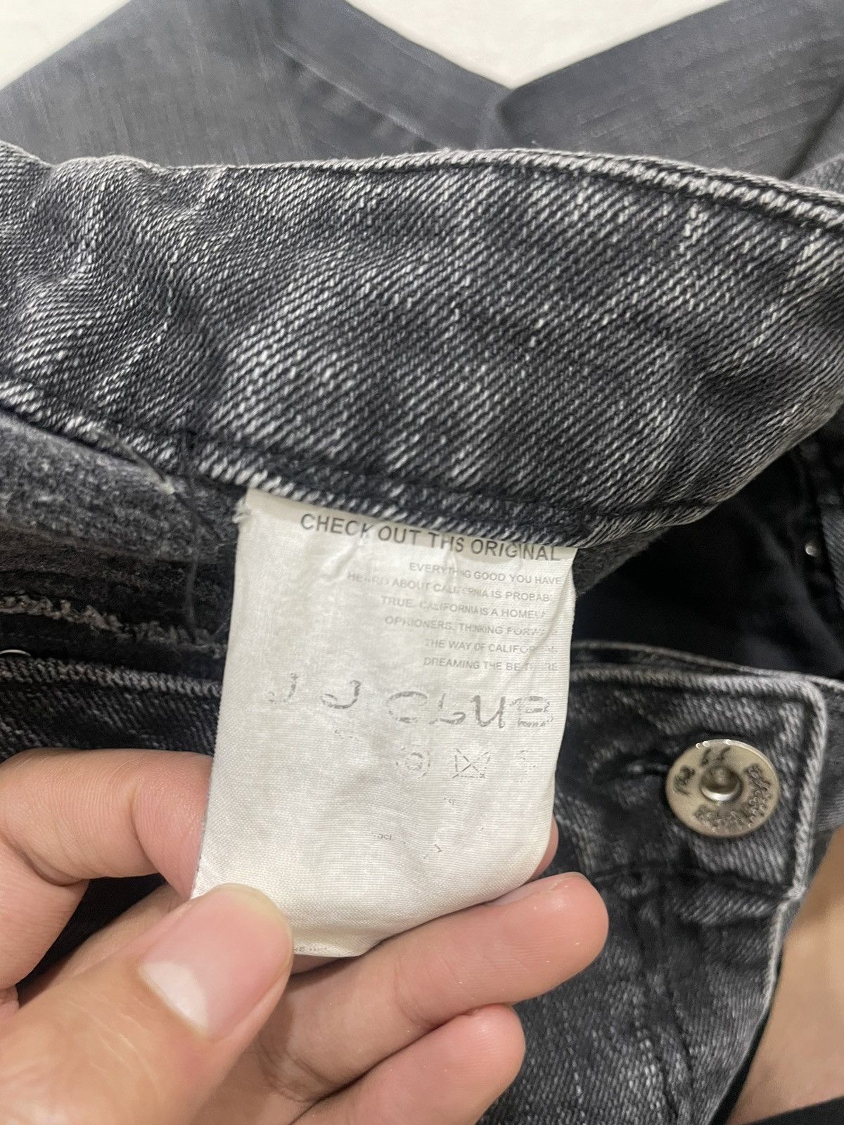 If Six Was Nine 2000s Star Patch Jeans y2k Style Size US 30 / EU 46 - 7 Thumbnail
