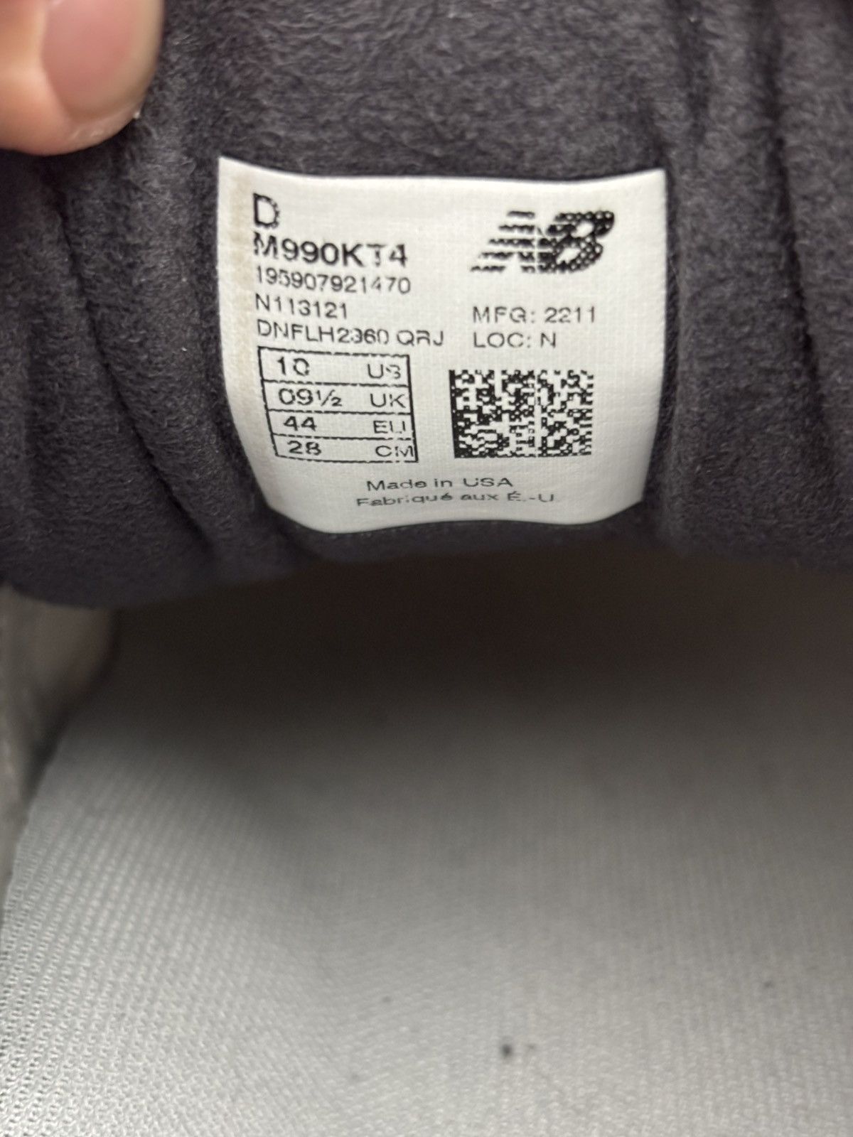 Kith × New Balance × United Arrows 990v4 United arrows kith Size US 10 / EU 43 - 6 Thumbnail