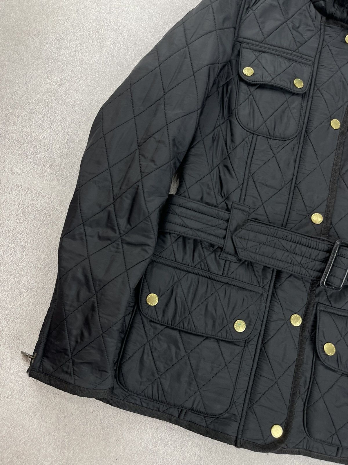 Barbour Barbour International Black Polar Quilted Jacket Size 6 Size XS / US 0-2 / IT 36-38 - 4 Thumbnail