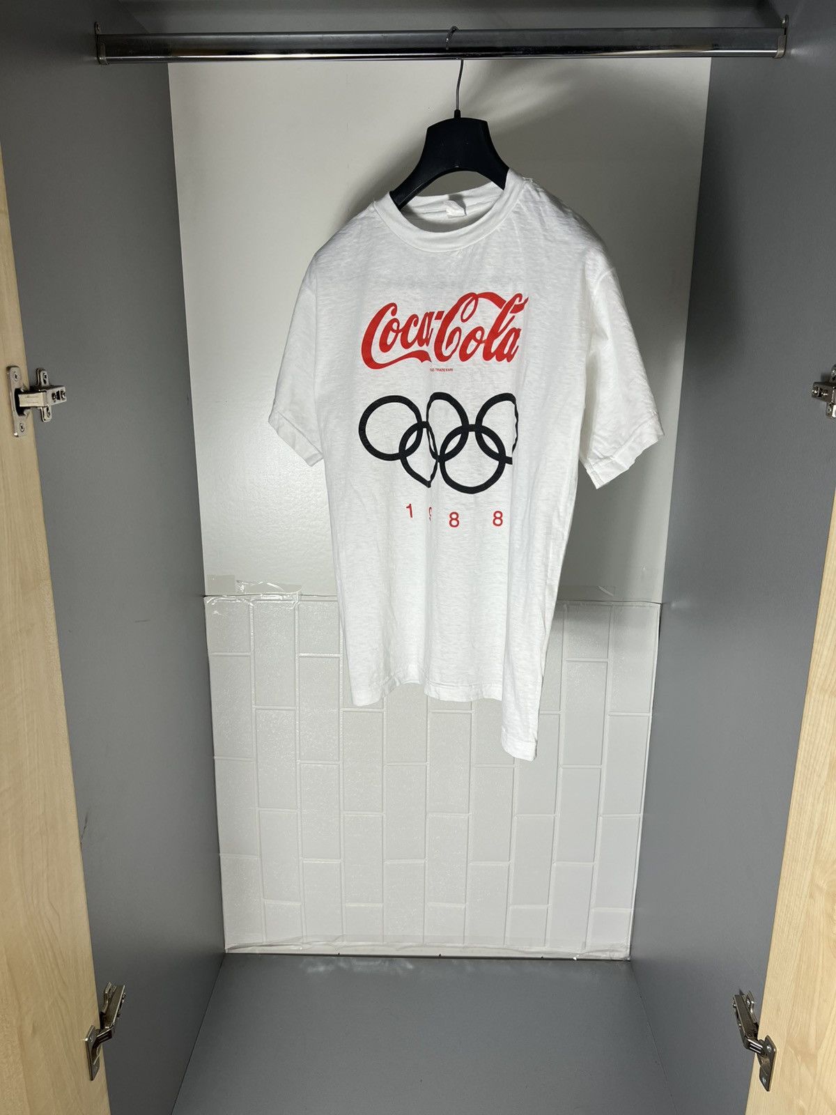 Coca Cola × Vintage VERY RARE COCA COLA OLYMPIC GAME 1988 DESIGNER T-SHIRT Y2K Size US M / EU 48-50 / 2 - 2 Thumbnail