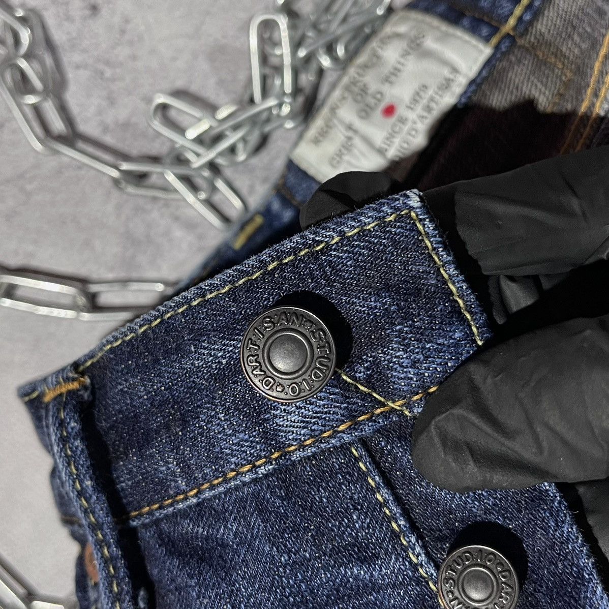 Studio D'Artisan STUDIO D'ARTISAN Selvedge Charcoal Jeans Made in Japan 31 Size US 31 - 11 Thumbnail
