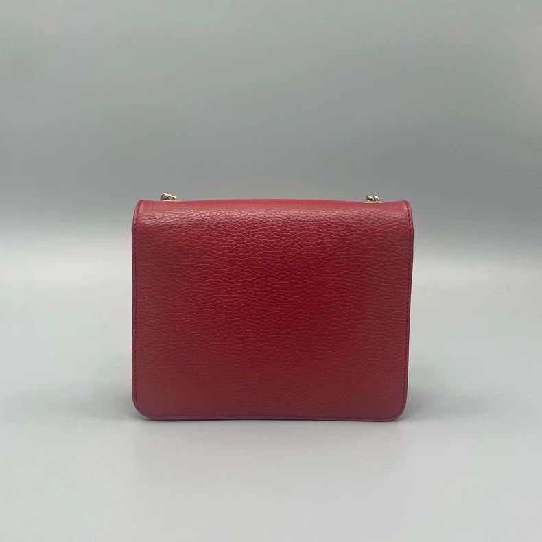 Gucci Gucci Small Accordion Chain Bag in Red-2506 Size ONE SIZE - 2 Thumbnail