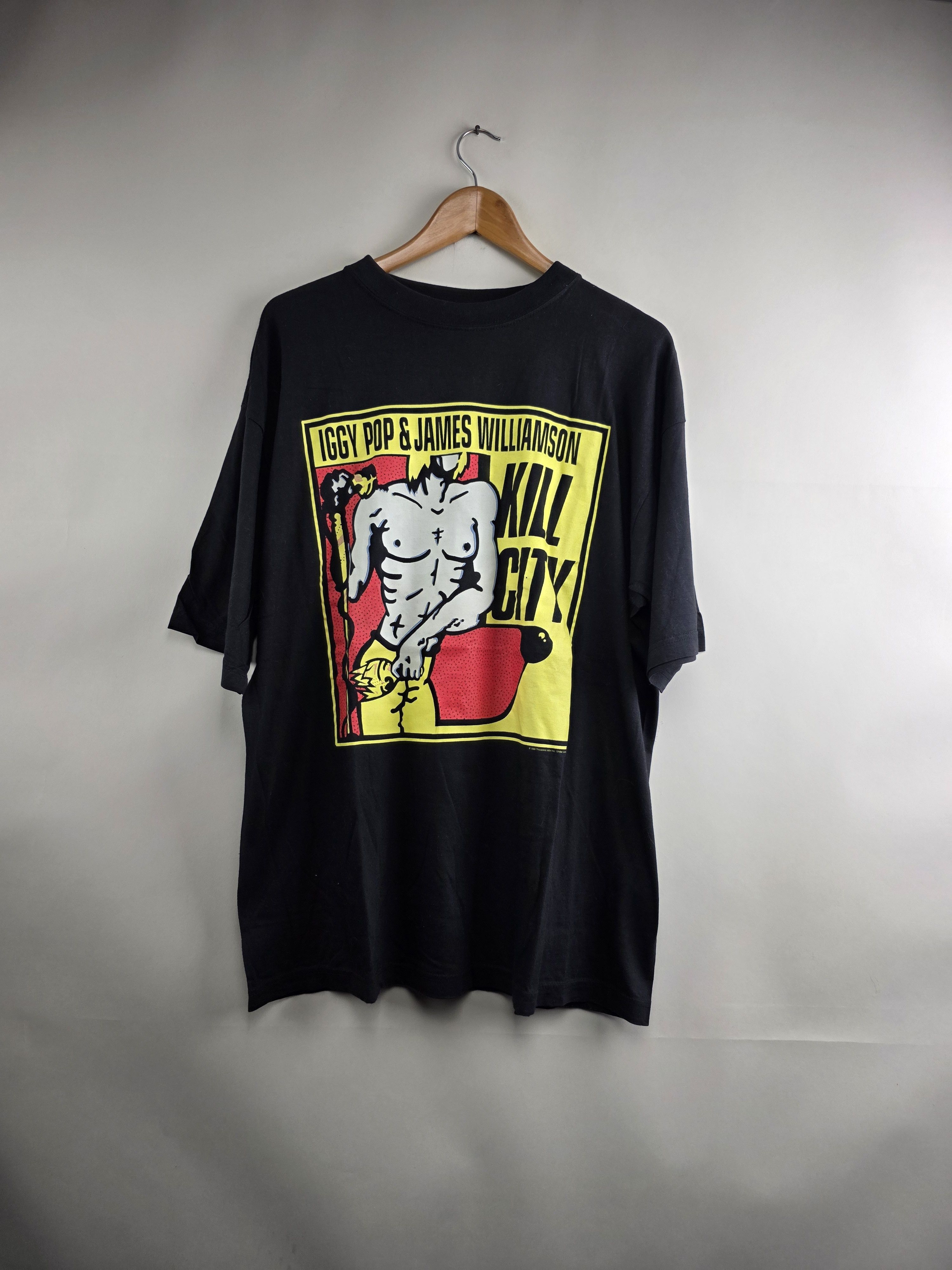 Band Tees × Iggy × Vintage 1999 Iggy Pop & James Williamson Kill City XL 24" 30" Size US XL / EU 56 / 4 - 1 Thumbnail