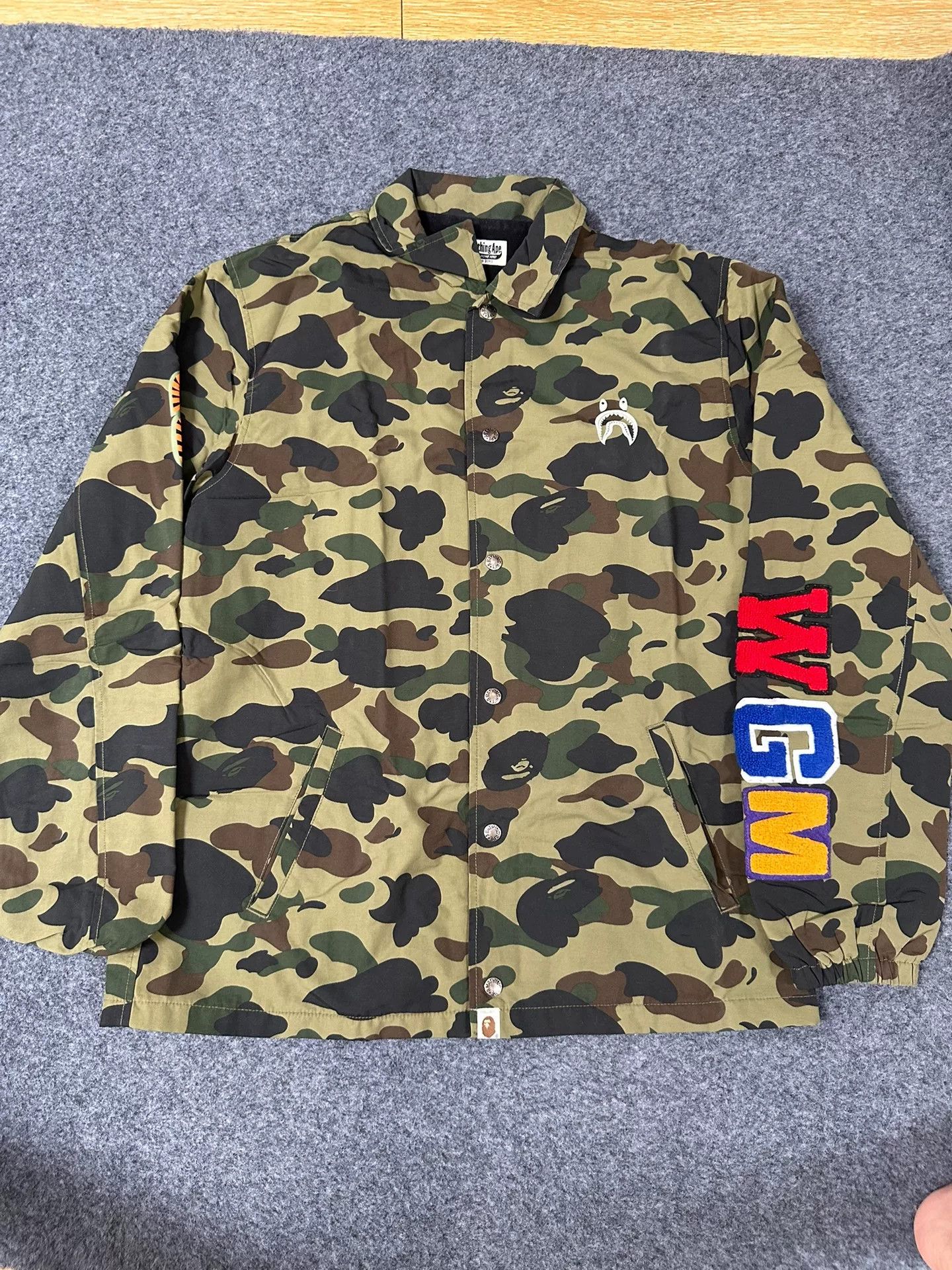 Bape Bape Multi Shark Jacket Outerwear Size US XL / EU 56 / 4 - 1 Thumbnail
