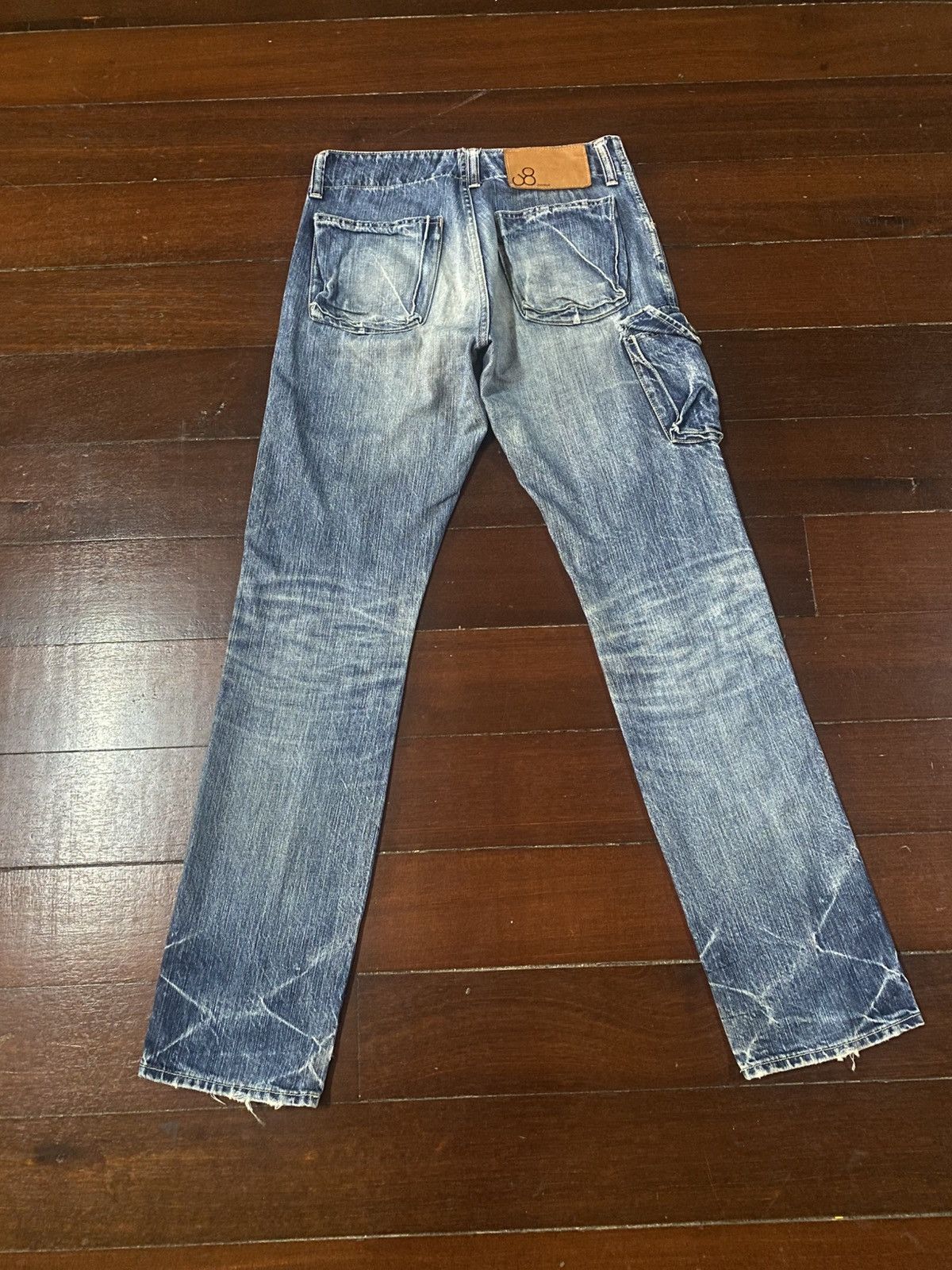 Johnbull Rare John Bull Kojima Tactical Cargo Multipocket Denim Pants Size US 32 / EU 48 - 8 Thumbnail