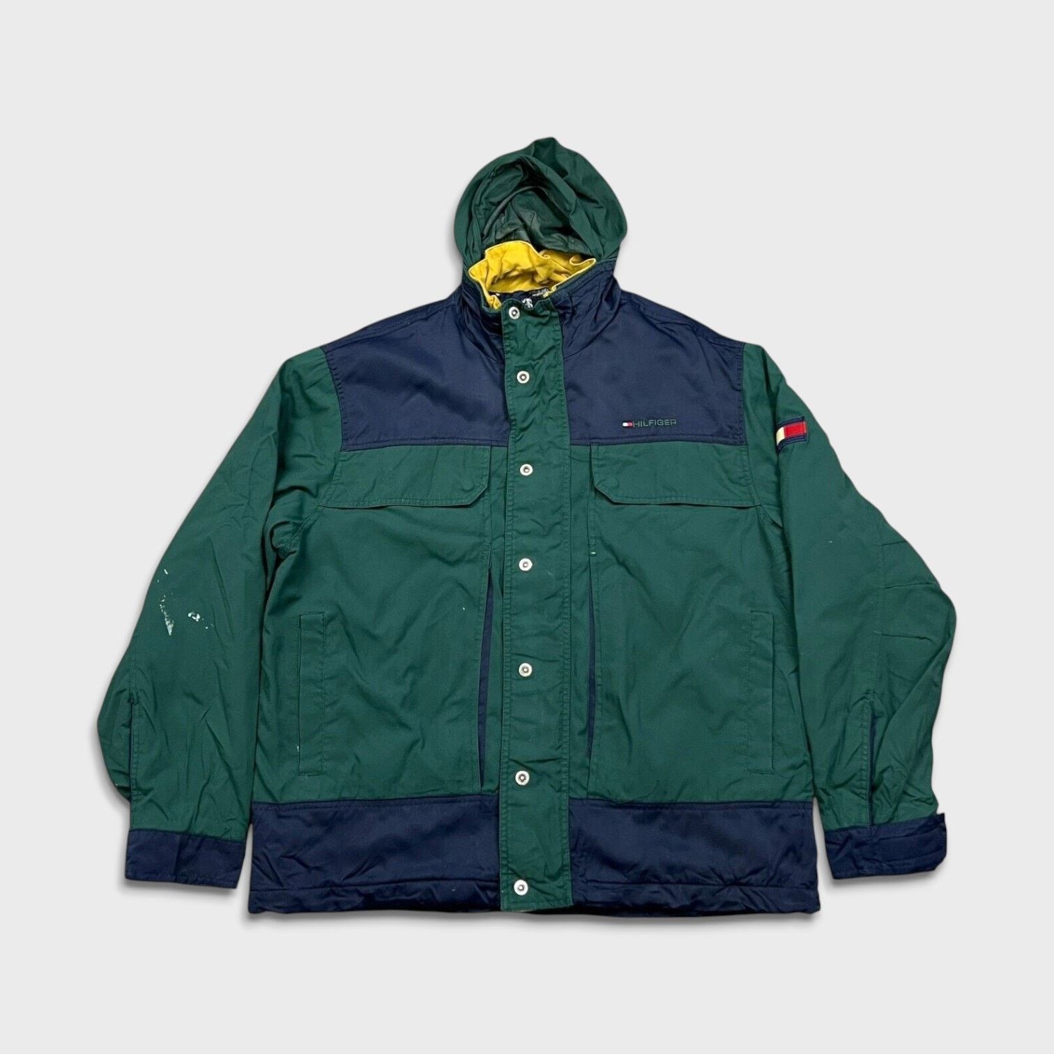 Tommy Hilfiger × Vintage Vintage Tommy Hilfiger Jacket Medium Tommy Flag Outdoor Zip Size US M / EU 48-50 / 2 - 1 Thumbnail