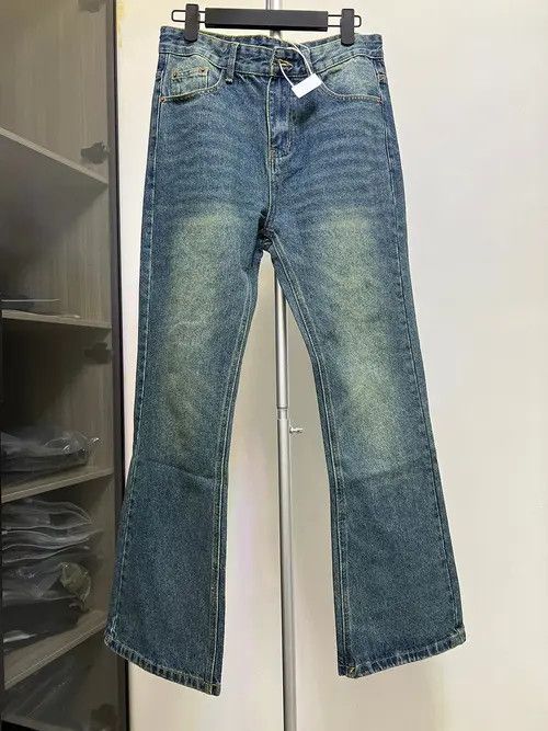 VIBE bootcut washed faded grunge flared jeans Size US 32 / EU 48 - 4 Thumbnail