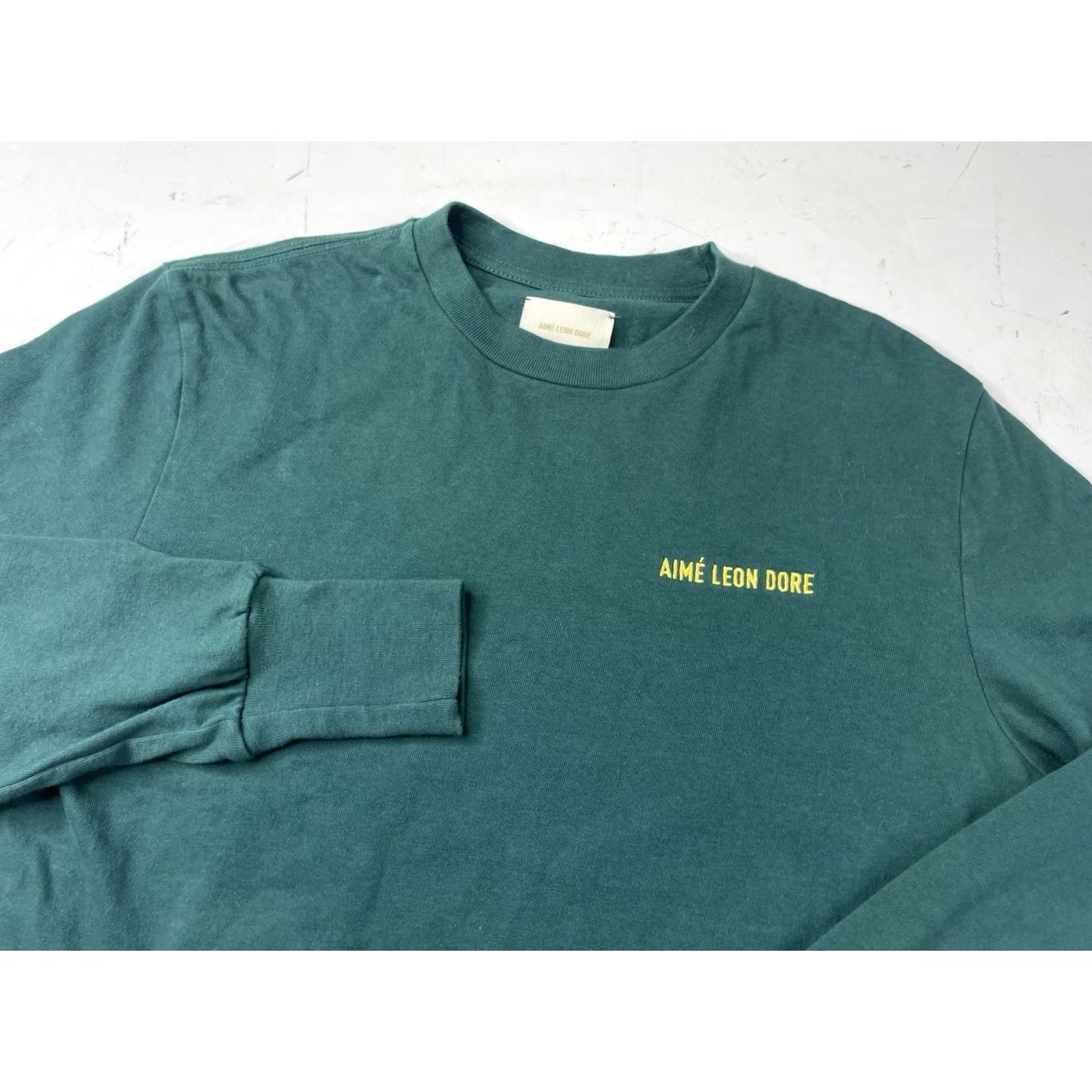 Aime Leon Dore Aime Leon Dore Shirt Men XS Crew Neck Long Sleeve Embroidered Logo Green Size US XS / EU 42 / 0 - 2 Thumbnail