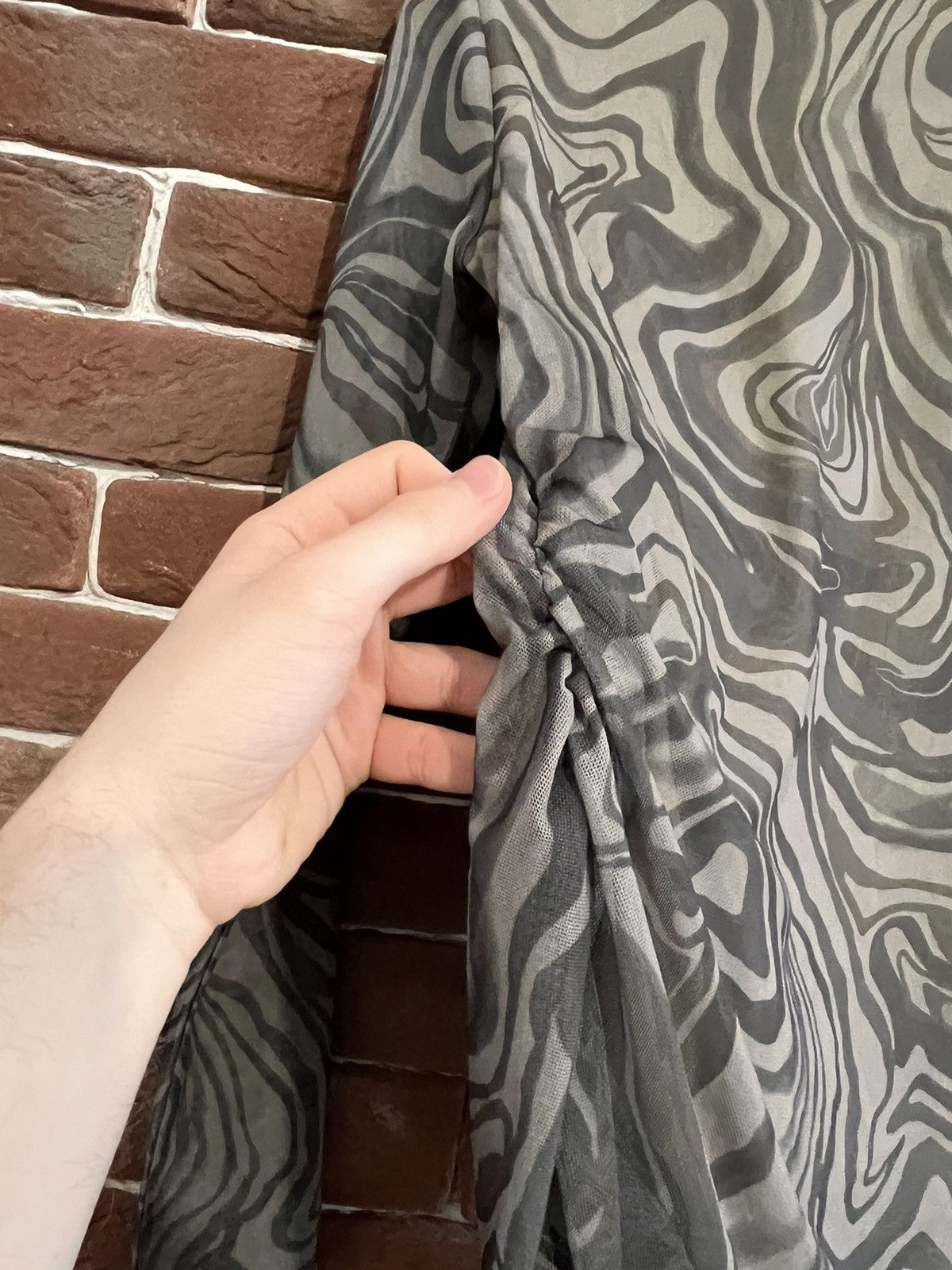 Jean Paul Gaultier Rare Vintage Psychodelic Y2K Mesh top like jean paul gaultie Size M / US 6-8 / IT 42-44 - 5 Thumbnail