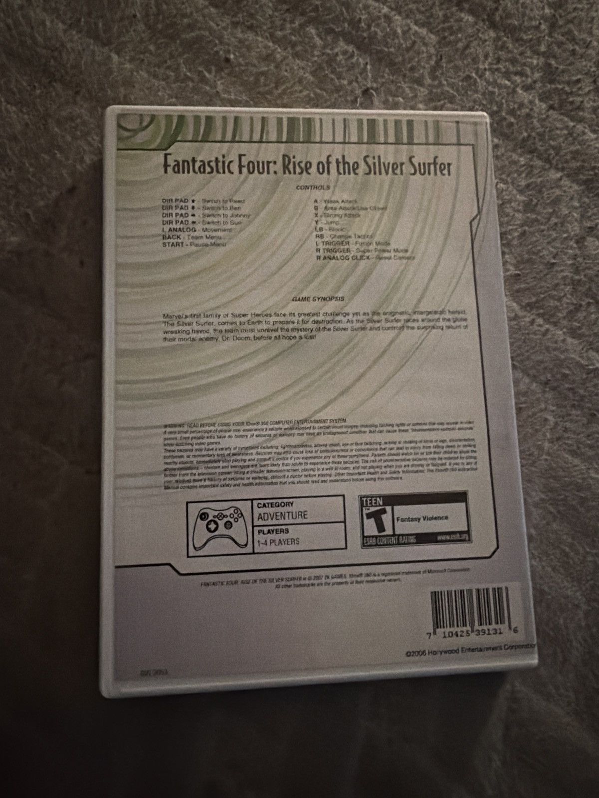 Marvel Comics Fantastic Four Rise Of The Silver Surfer (Xbox 360) Size ONE SIZE - 2 Thumbnail