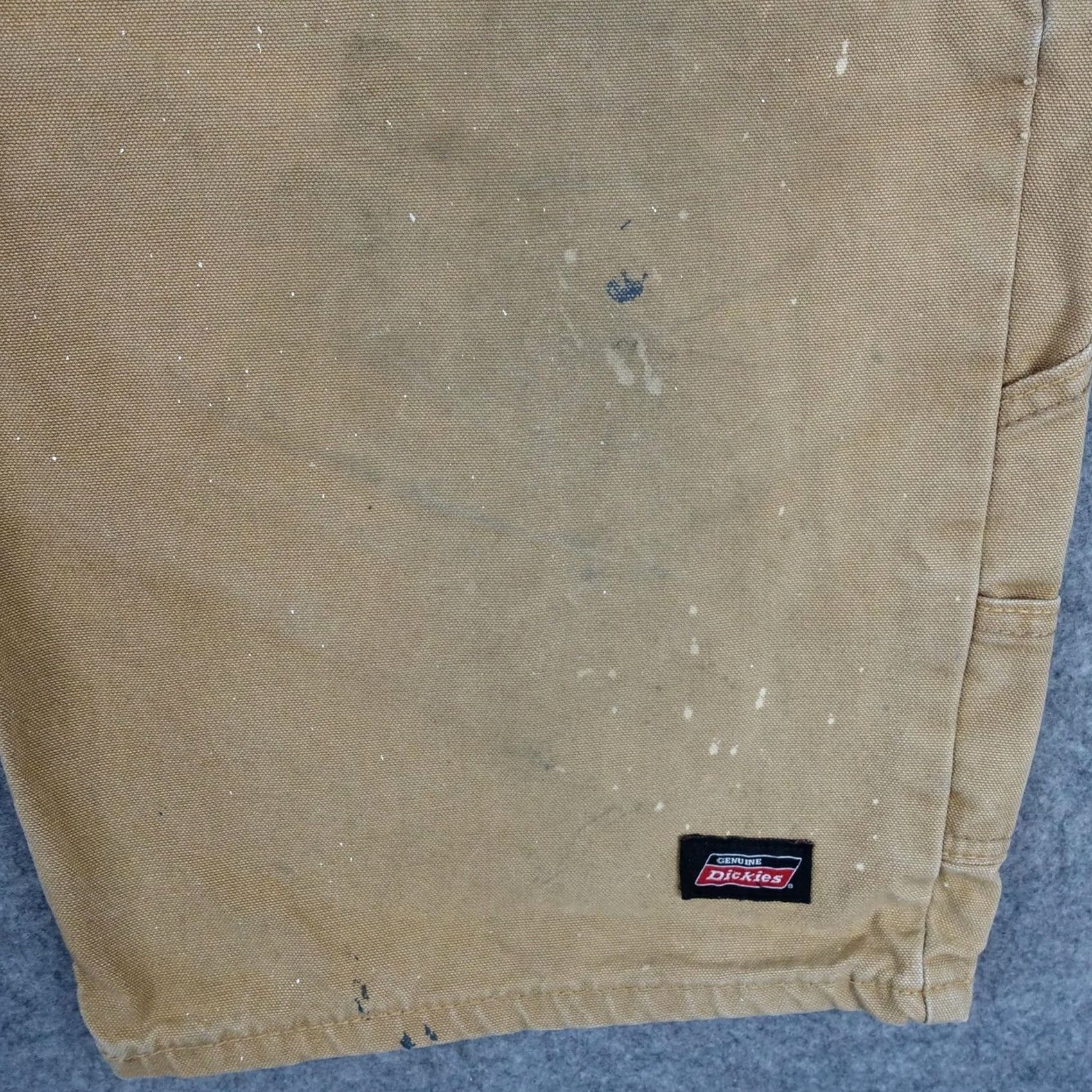 Dickies Dickies Cargo Shorts Mens 36 Brown Canvas Workwear Carpenter Paint VTG Y2K Cargo Shorts Mens 36 Brown Canvas Workwear Dickies Size US 36 / EU 52 - 4 Thumbnail