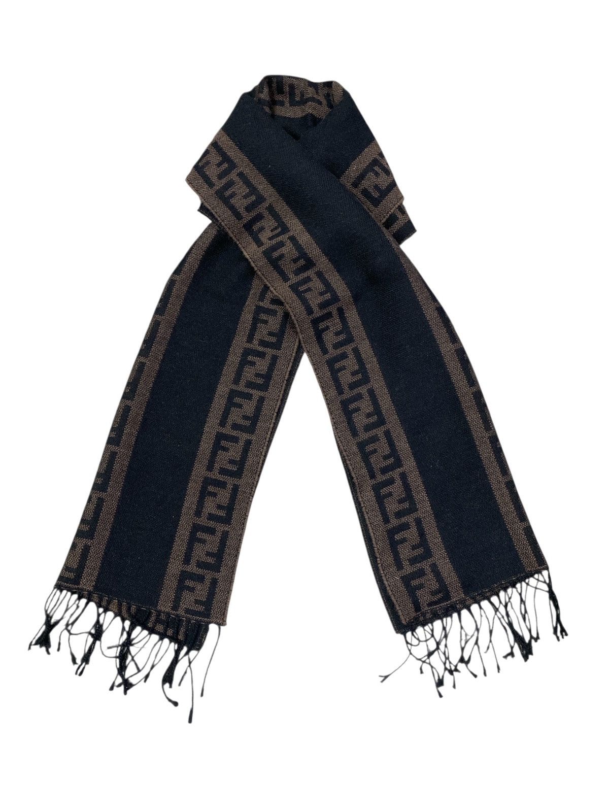 Fendi Fendi Cravatte monogram mufler scarf Size ONE SIZE - 1 Thumbnail