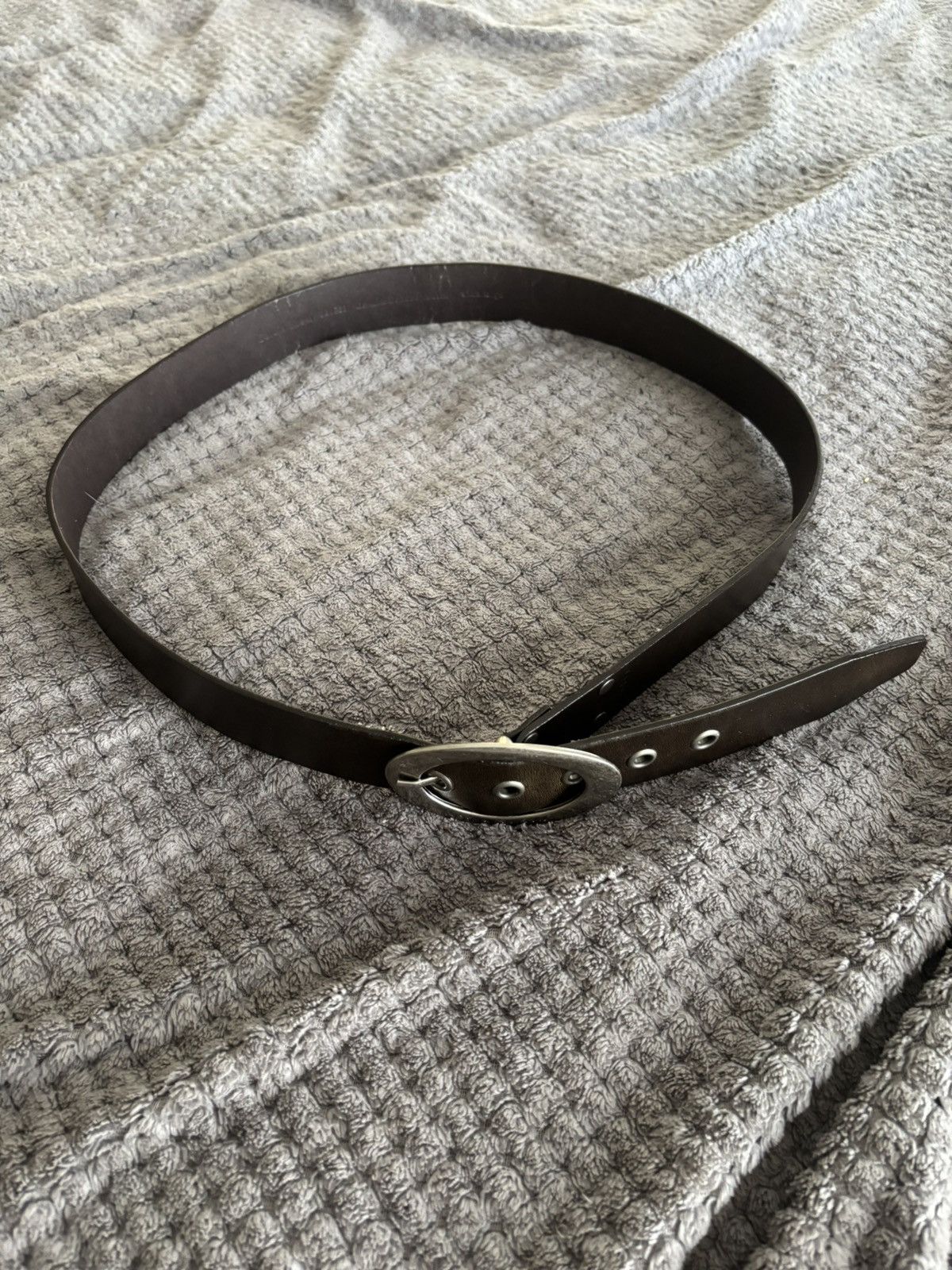 Calvin Klein Vintage CK Jeans Belt Size 44 - 2 Thumbnail