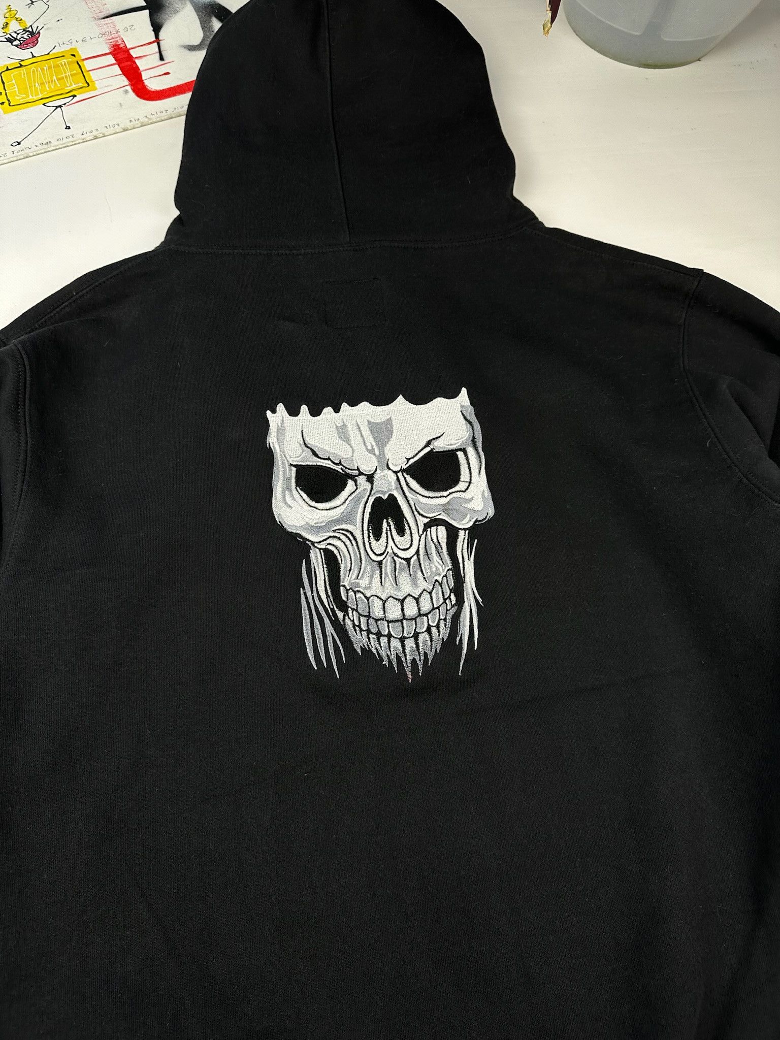 Vintage Road House vintage hoodie skull flame Size US L / EU 52-54 / 3 - 4 Thumbnail