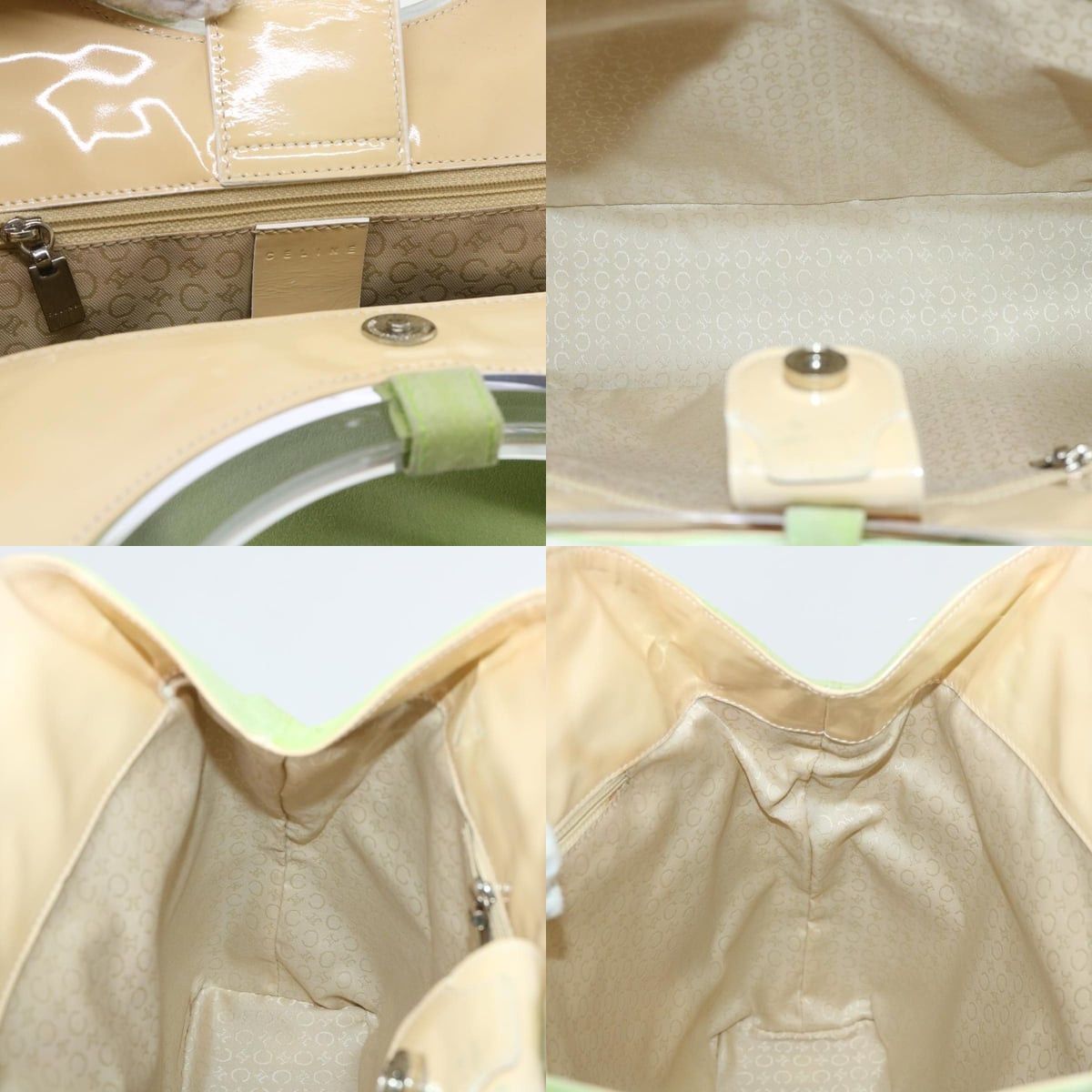 Celine CELINE Hand Bag Suede Green Size ONE SIZE - 12 Thumbnail
