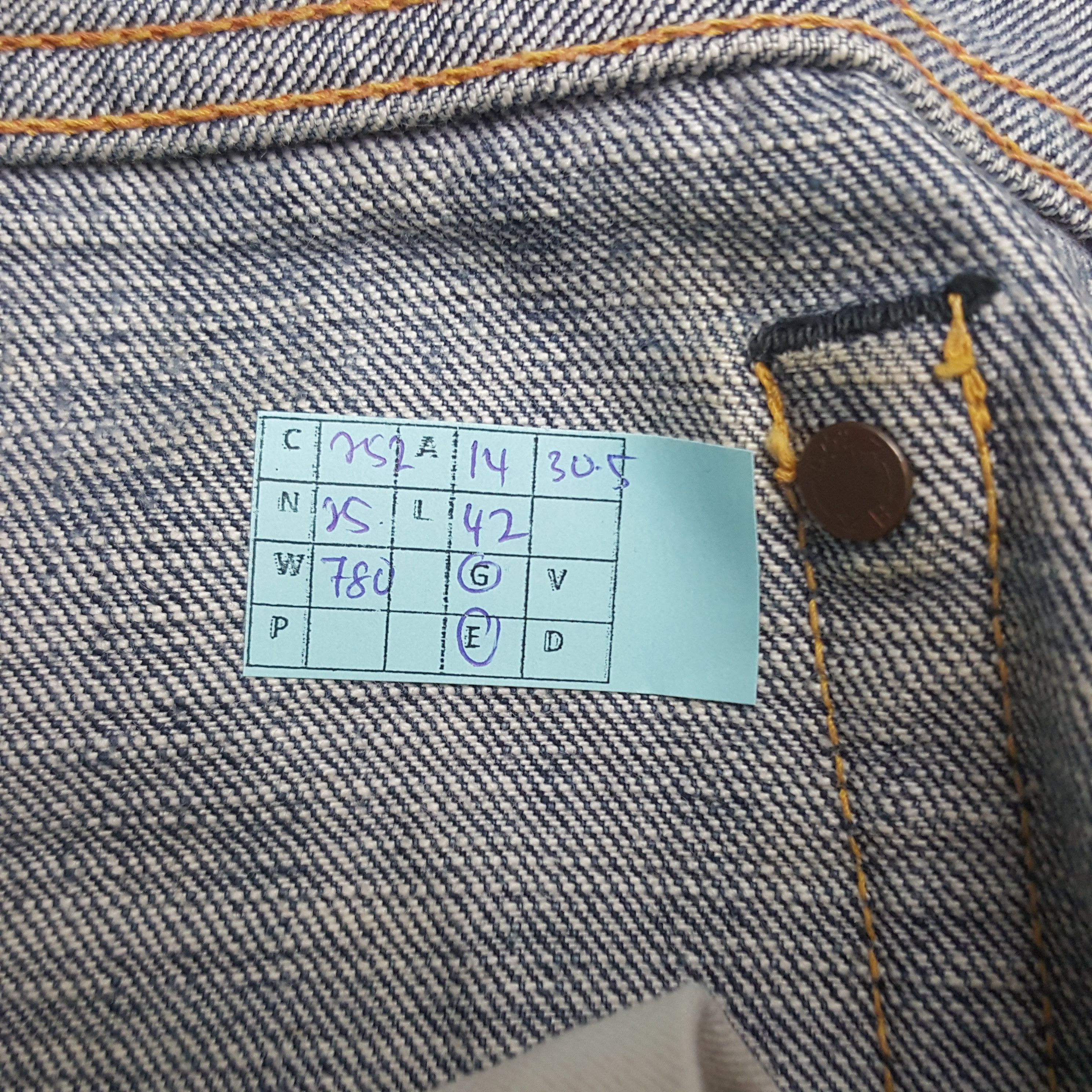 Evisu × Vintage Vintage Evisu x McDonald’s Selvedge Custom Daicock Jeans Size US 28 / EU 44 - 15 Thumbnail