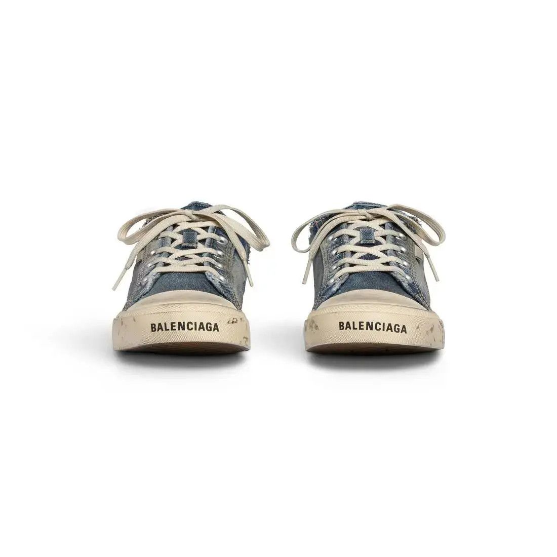 Balenciaga o1bcso1str0426 Paris Mules in Blue Size US 11 / EU 44 - 3 Thumbnail