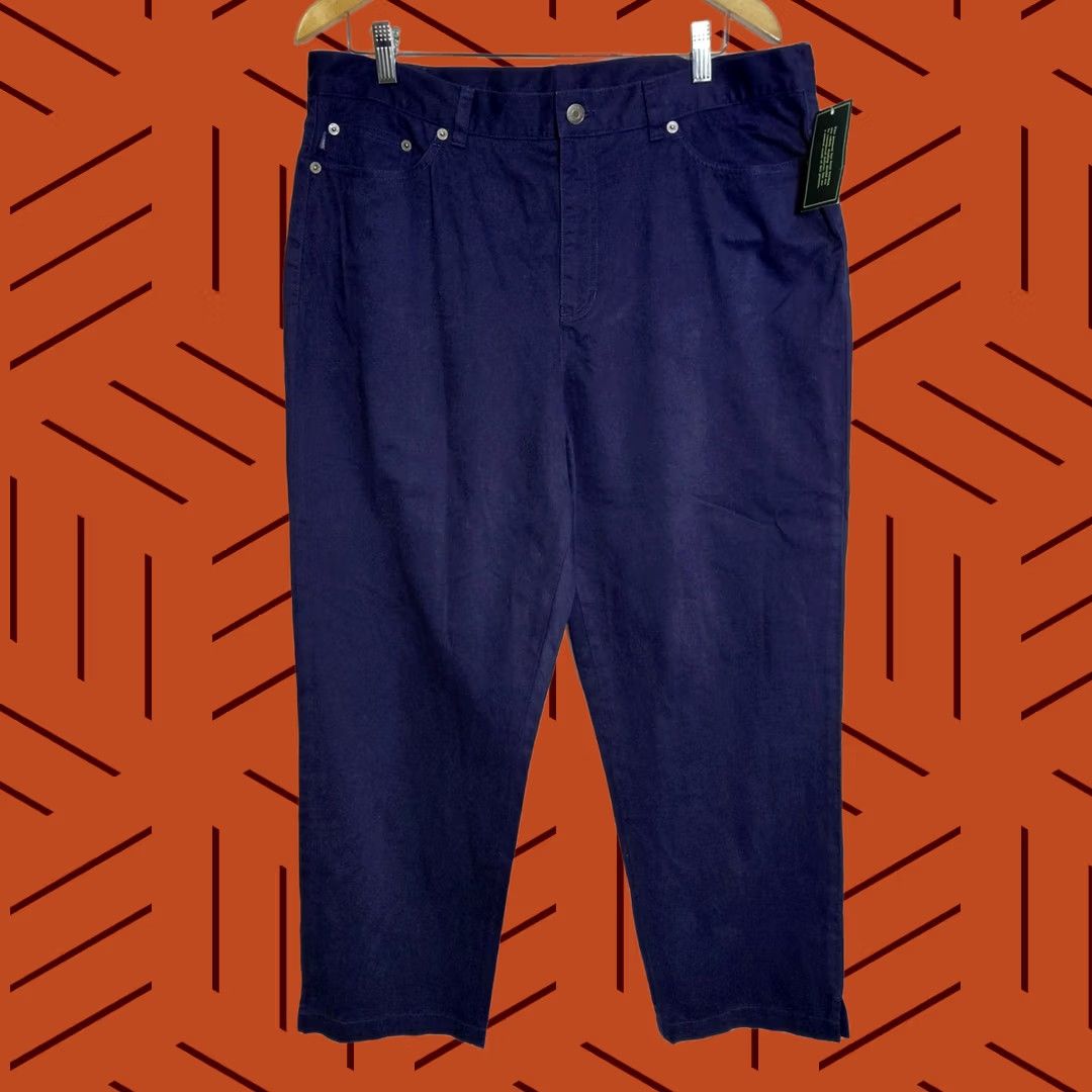 Ralph Lauren Ralph Lauren Jeans Co. Women Blue Denim Jeans Size 14 100% Cotton Pants Size 36" / US 14 / IT 50 - 1 Thumbnail