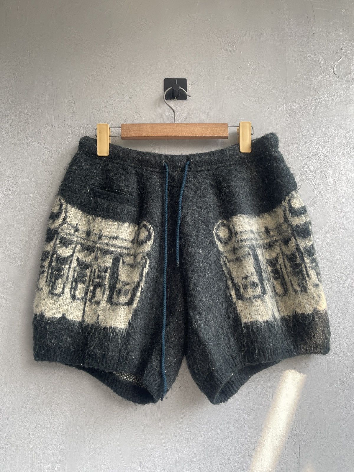Facetasm FACETASM Mohair Knit Shorts Size US 30 / EU 46 - 1 Thumbnail