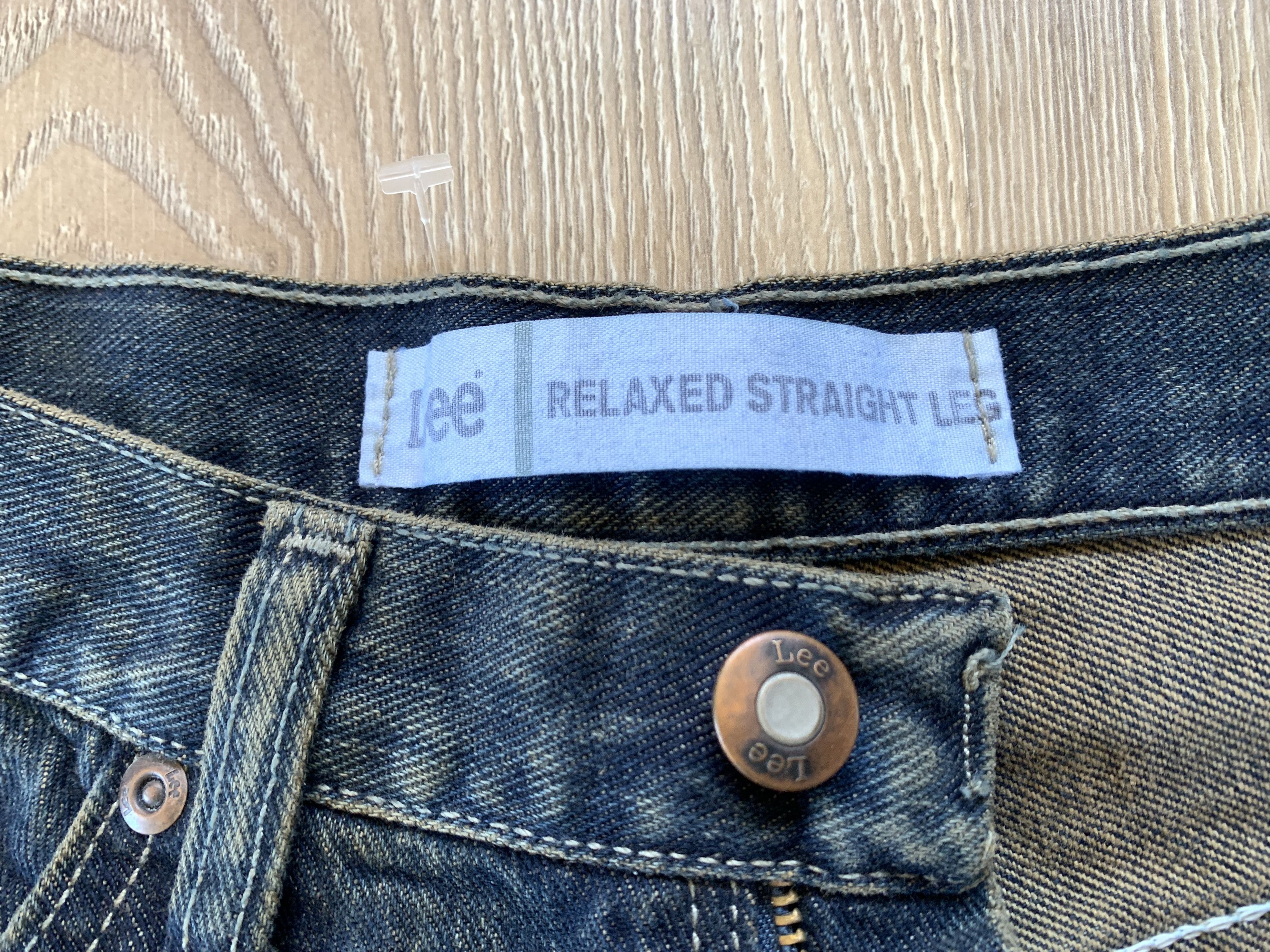 Lee New Lee Relaxed Straight Leg Vintage Jeans Size US 30 / EU 46 - 7 Thumbnail