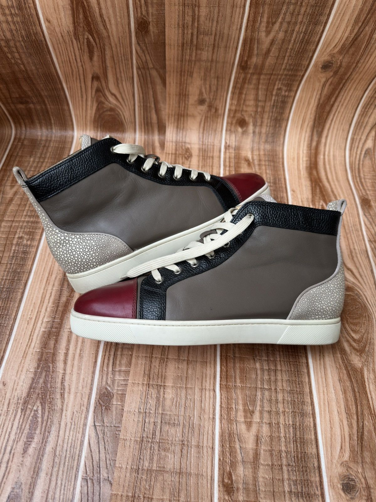 Christian Louboutin Christian Louboutin Orlatto High Brown Burgundy Size US 10 / EU 43 - 9 Thumbnail