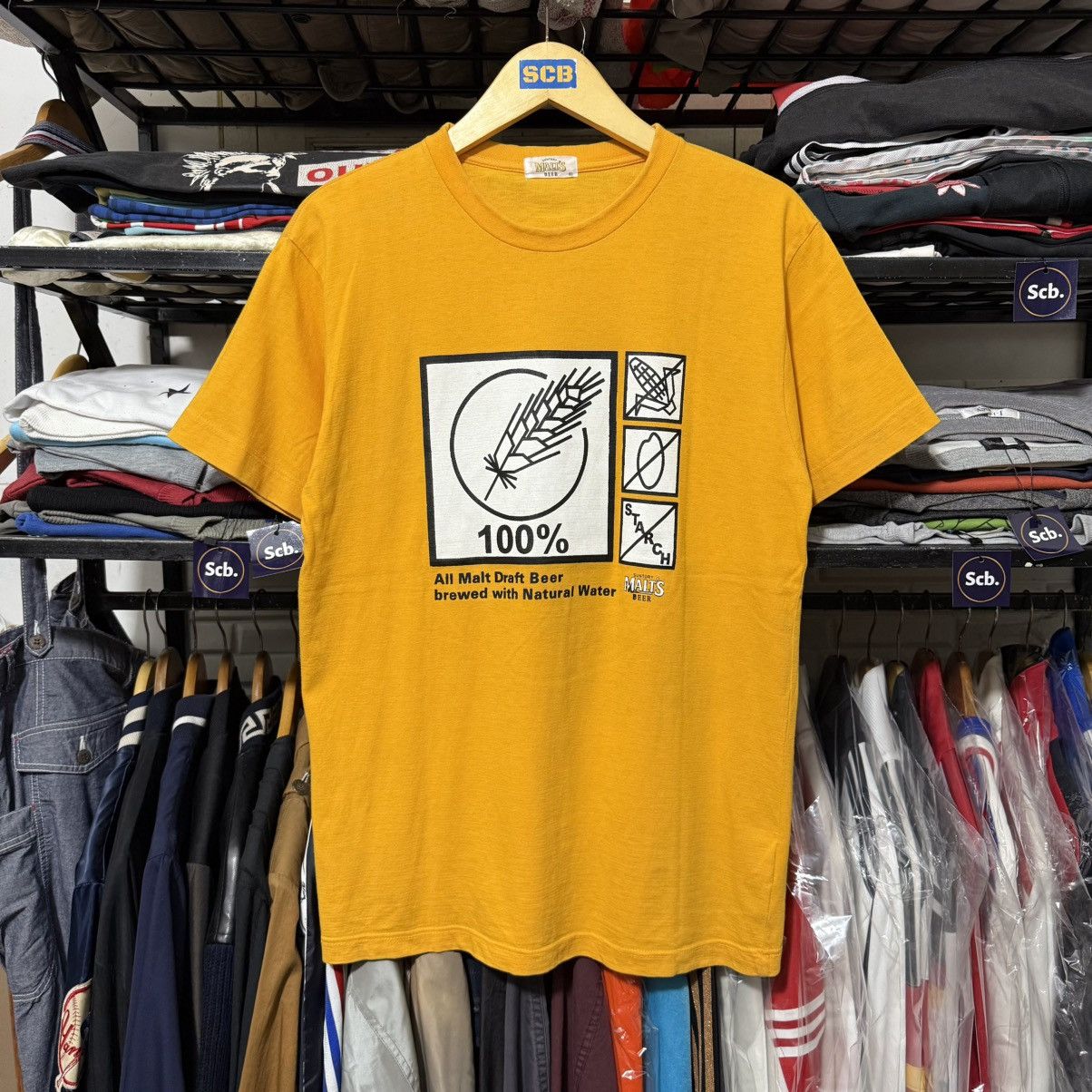 Japanese Brand Vintage suntory malts beer tshirt Size US M / EU 48-50 / 2 - 1 Thumbnail