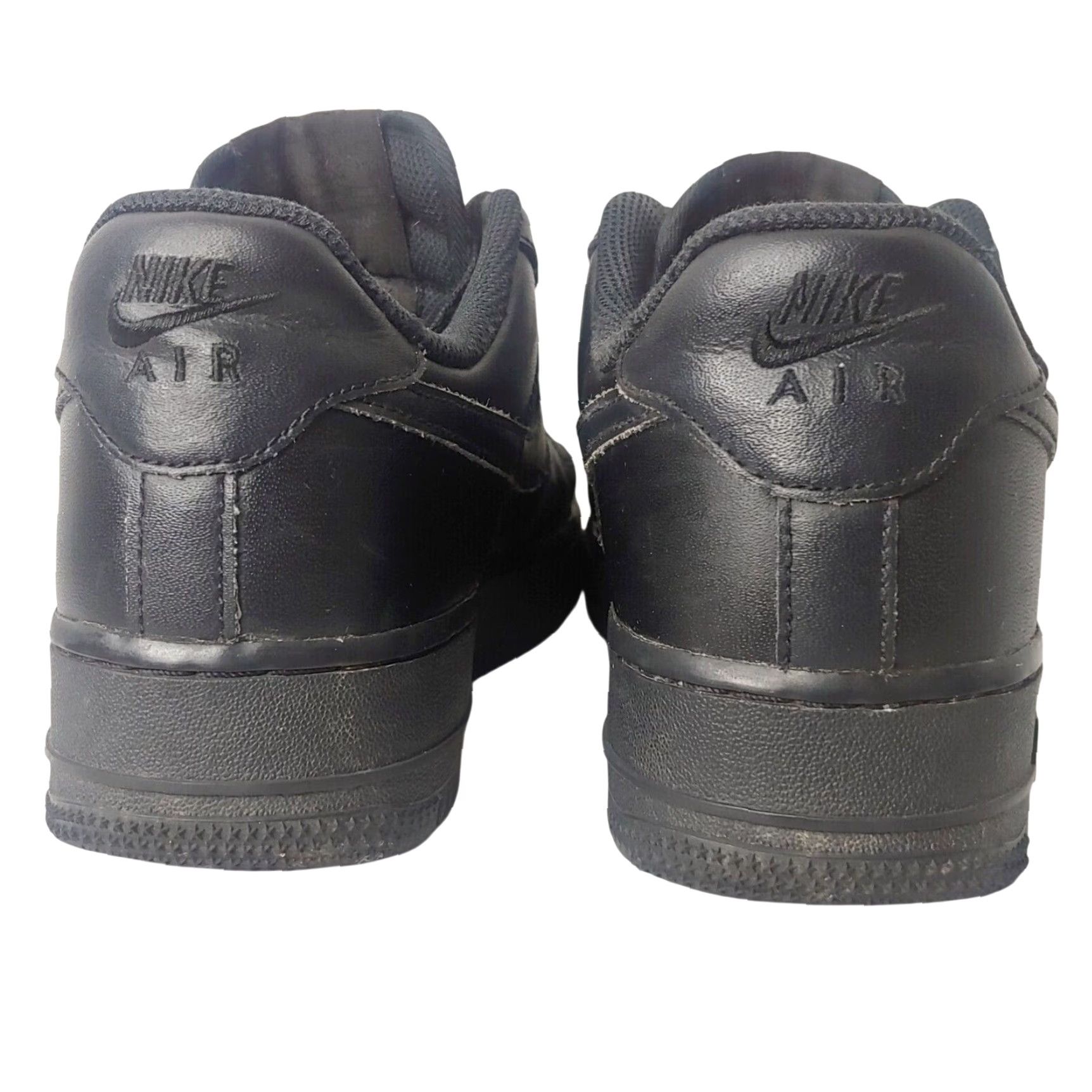 Nike Nike Air Force 1 Women 7.5 Shoes Black Athletic Lace Up Low Top Sneakers Size M / US 6-8 / IT 42-44 - 5 Thumbnail