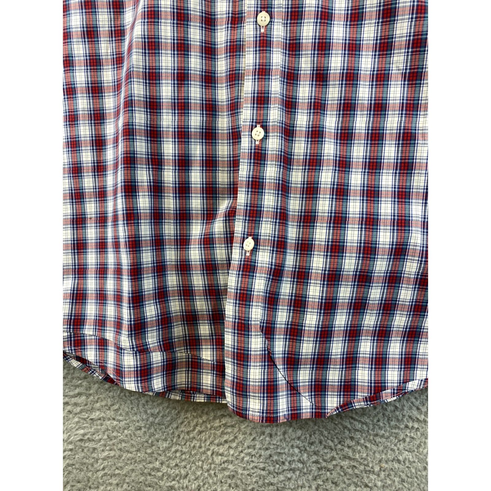 Vineyard Vines VINEYARD VINES Classic Fit Plaid Button-Up Shirt XL Burgundy Gingham Mens Size US XL / EU 56 / 4 - 2 Thumbnail