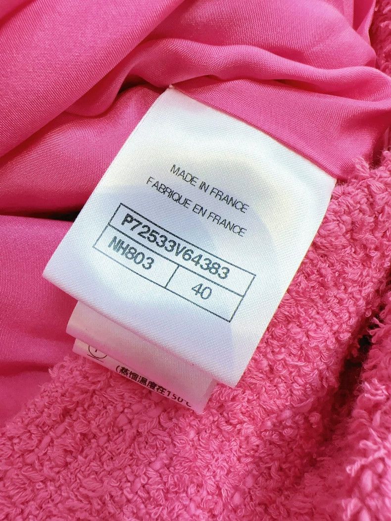 Other Chanel 22s peach pink tweed asymmetrical hem skirt Size 26" / US 2 / IT 38 - 6 Thumbnail