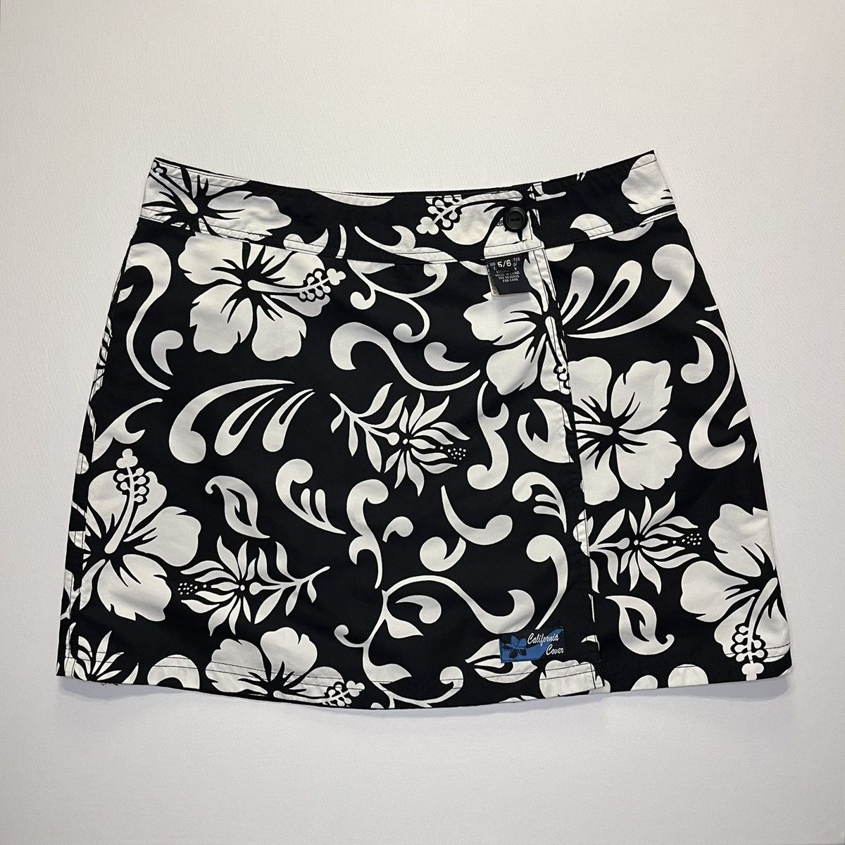 Other Vintage Y2K California Cover Floral Reversible Skirt Size 28" / US 6 / IT 42 - 1 Thumbnail