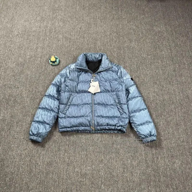 Dior Light Blue Men's Puffer Jacket .