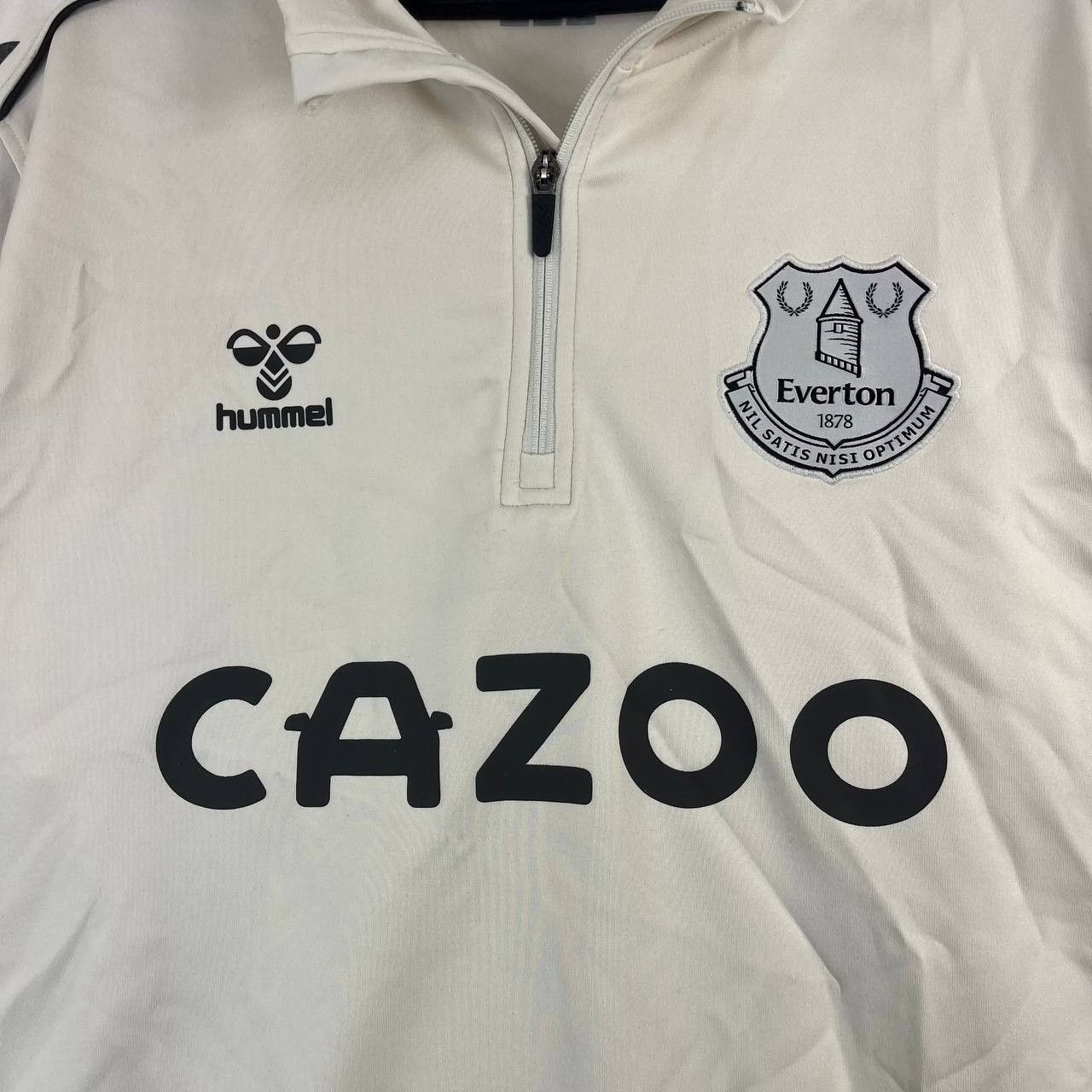Hummel Everton 2021 2022 Training Top Hummel Cazoo Beige Zip Size L Size US L / EU 52-54 / 3 - 2 Thumbnail